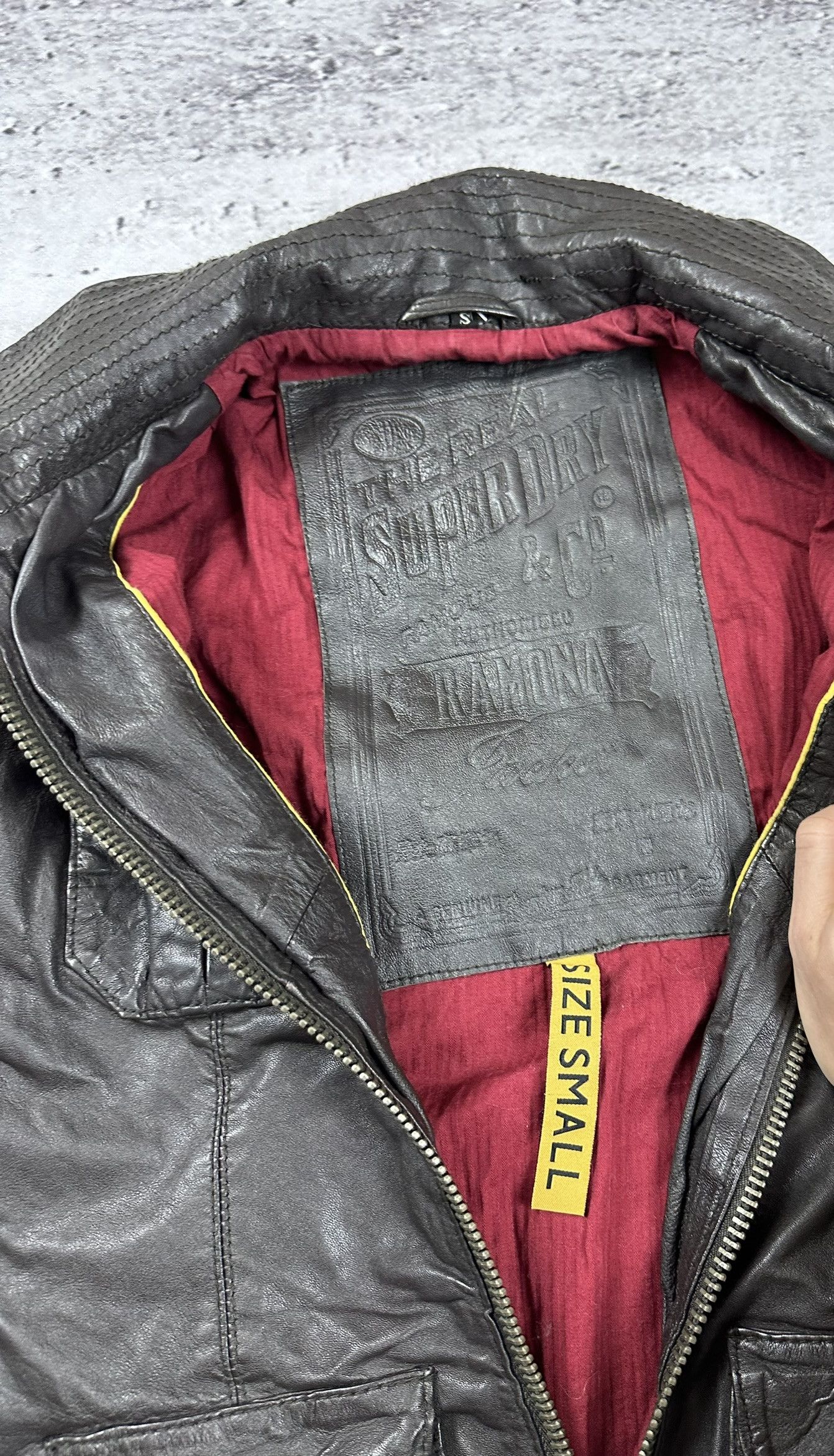 Superdry Superdry leather jacket biker avant garde archive Size M / US 6-8 / IT 42-44 - 5 Thumbnail