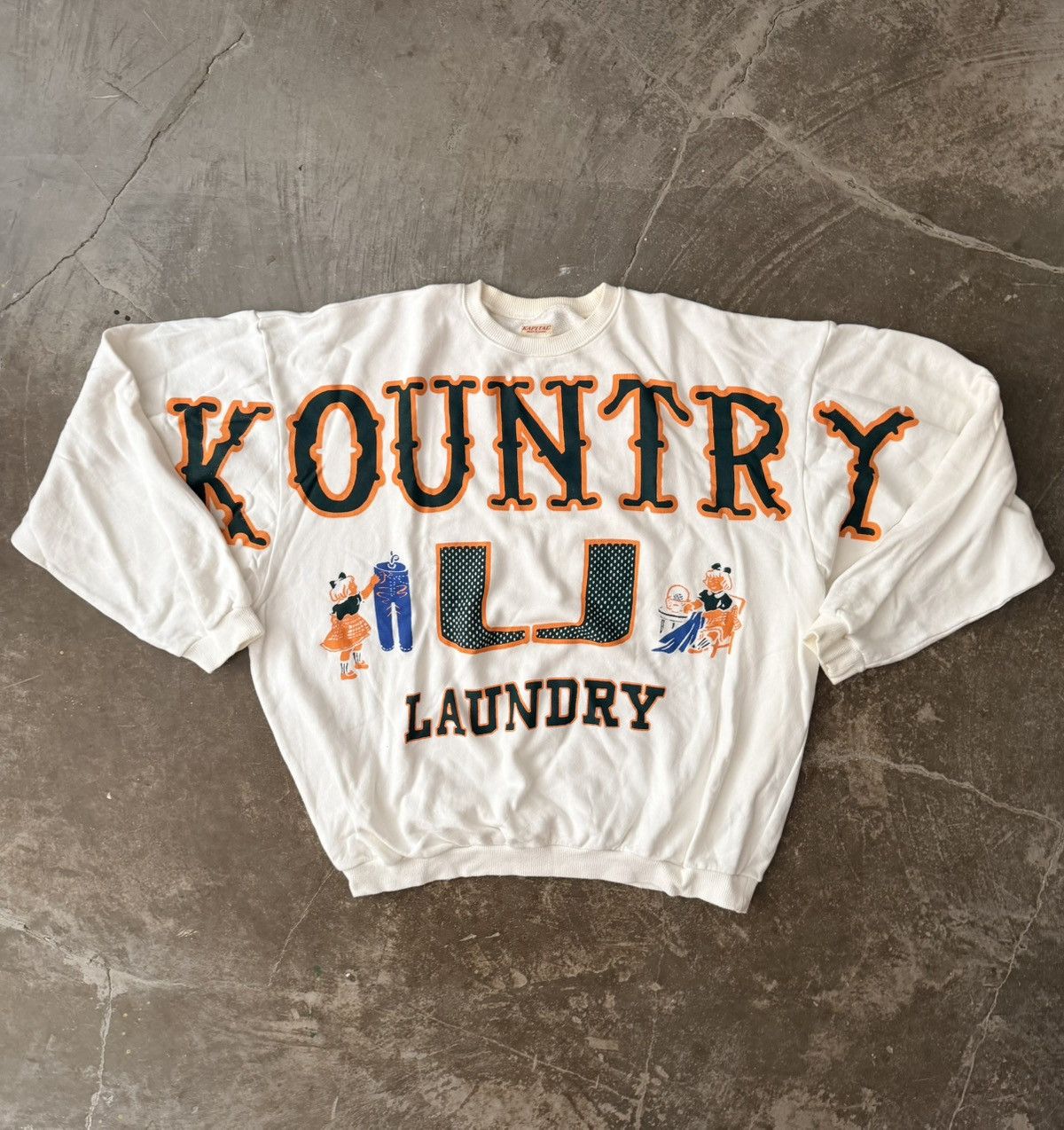 Kapital Kapital Big Kountry Laundry Sweater Balenciaga Loewe Supreme Size US XL / EU 56 / 4 - 1 Thumbnail