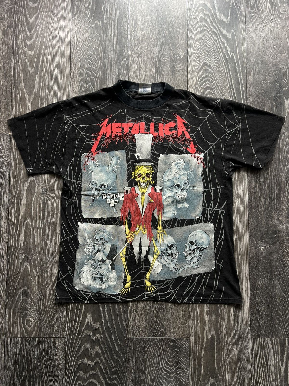 Band Tees 1992 Metallica Ringmaster Pushead Brockum shirt Size US XL / EU 56 / 4 - 1 Thumbnail