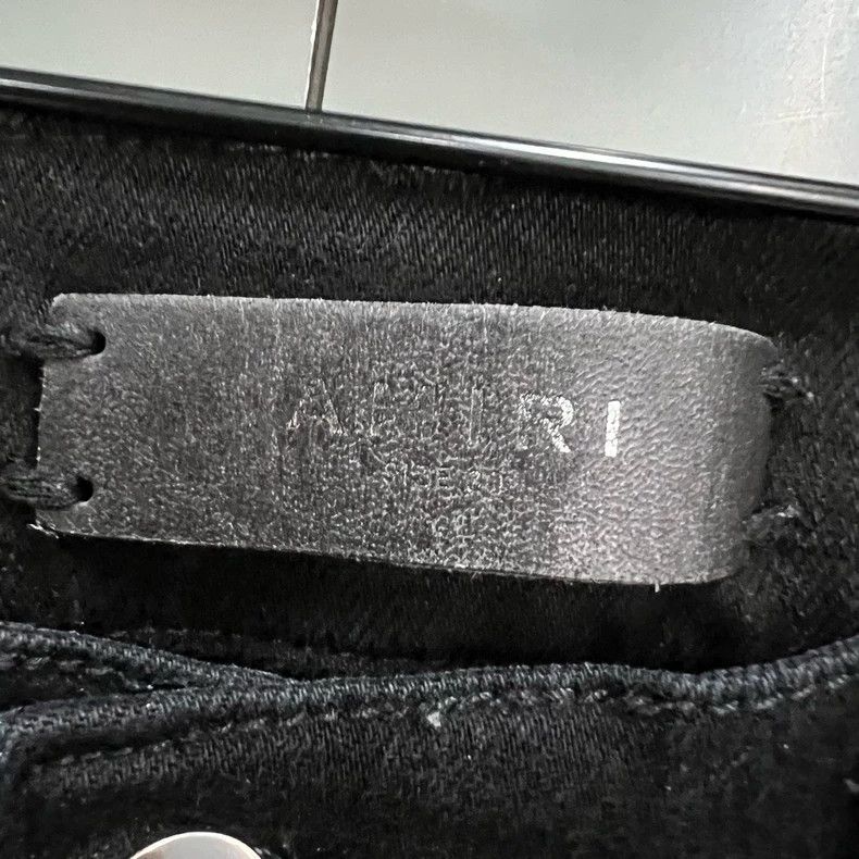 Amiri Amiri Black Destroyed Denim Pants Size US 30 / EU 46 - 3 Thumbnail