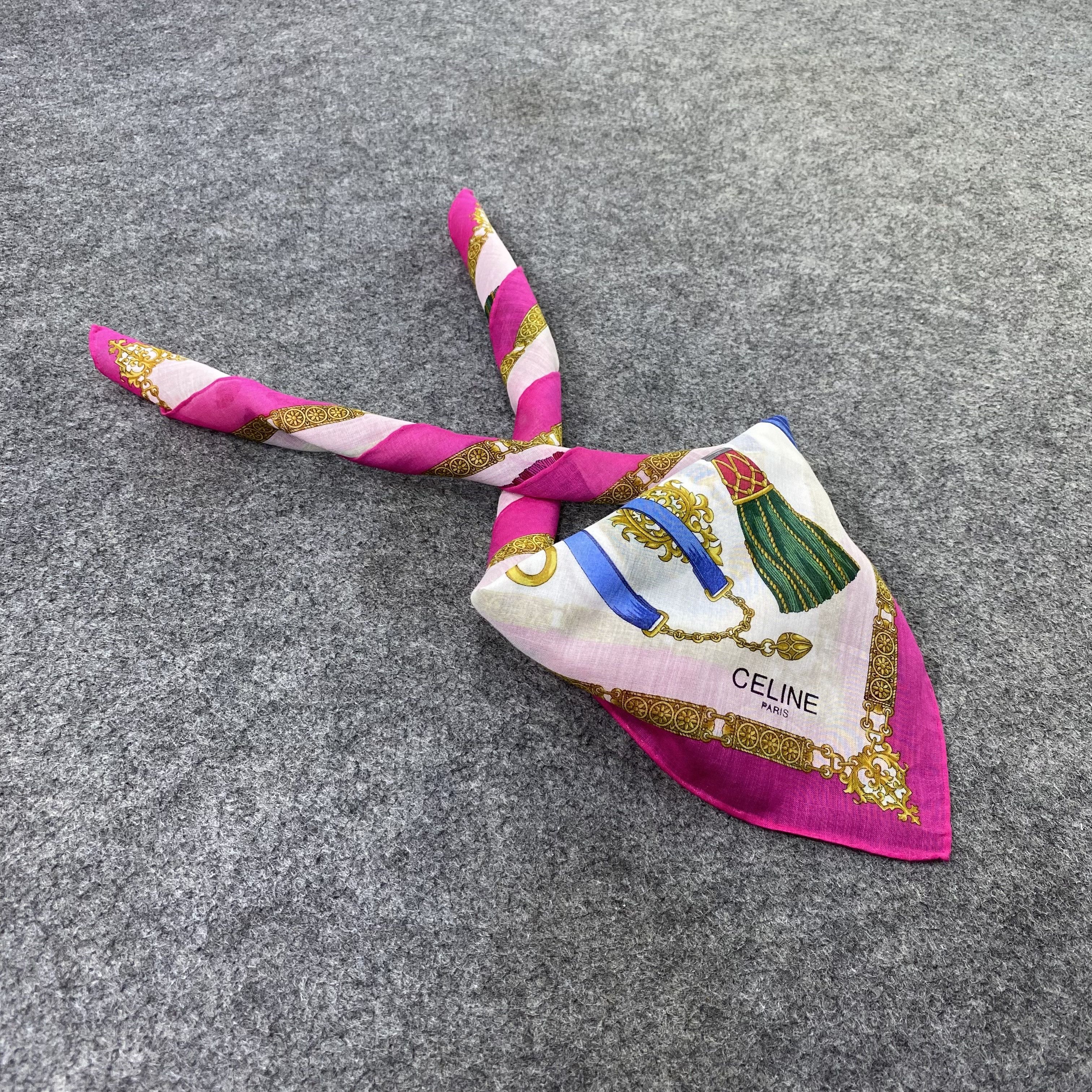 Celine Celine Handkerchief Neckerchief Bandana-B1827 Size ONE SIZE - 1 Thumbnail