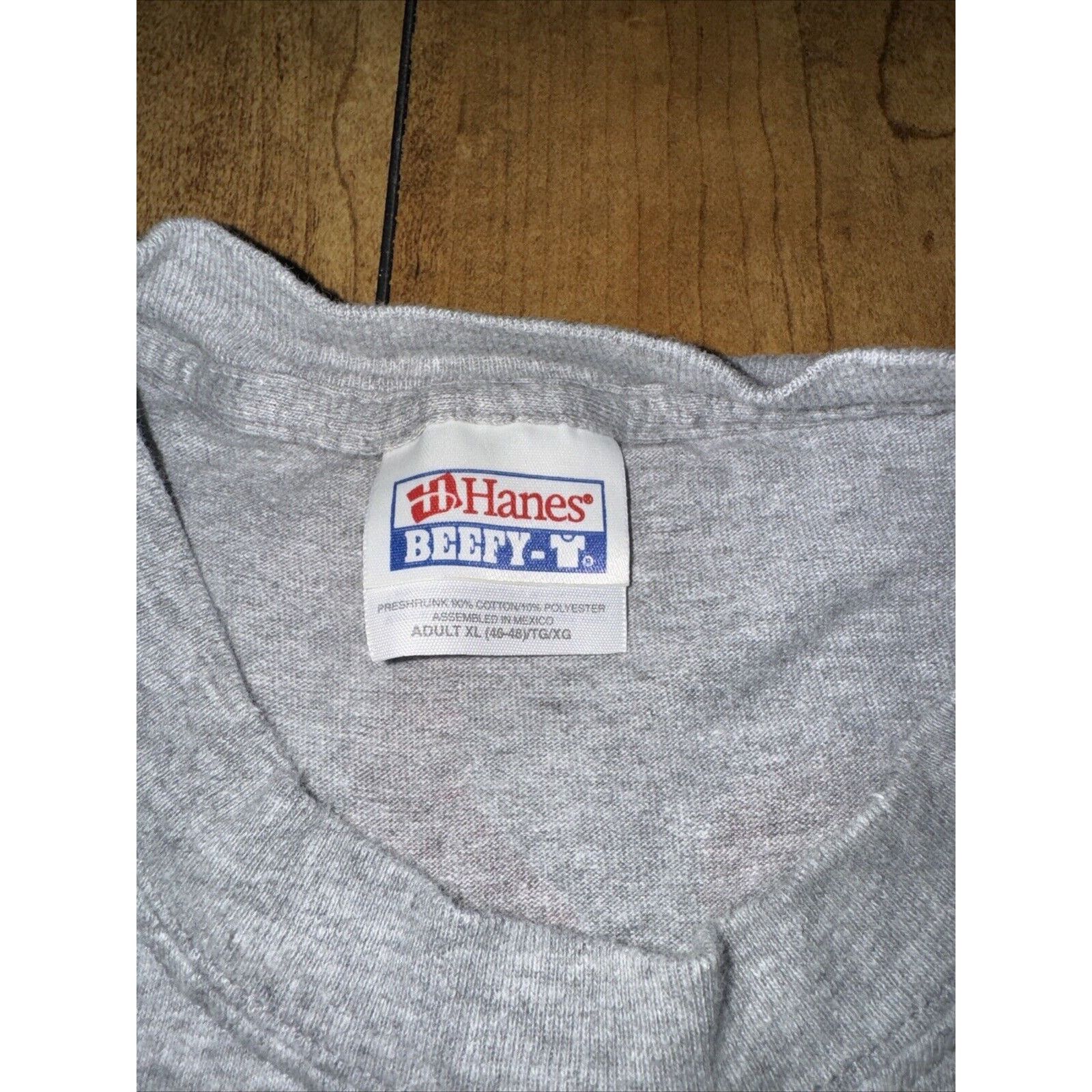 Band Tees × Hanes Wheelchair Tennis T-Shirt Heather Gray XL Hanes Beefy 22x27 Size US XL / EU 56 / 4 - 5 Thumbnail
