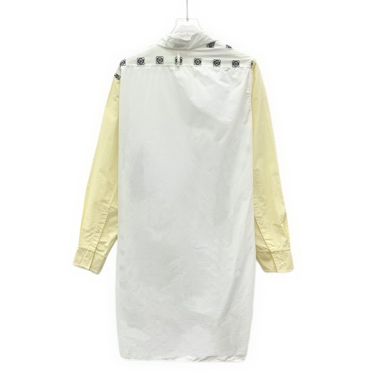 Loewe Loewe All-over Logo Printed Long Sleeve Shirt Dress K26WX Size XS / US 0-2 / IT 36-38 - 2 Thumbnail