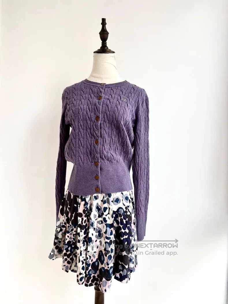 Vivienne Westwood Vivienne Westwood Lavender Crochet Knit Open Cardigan Size L / US 10 / IT 46 - 5 Thumbnail