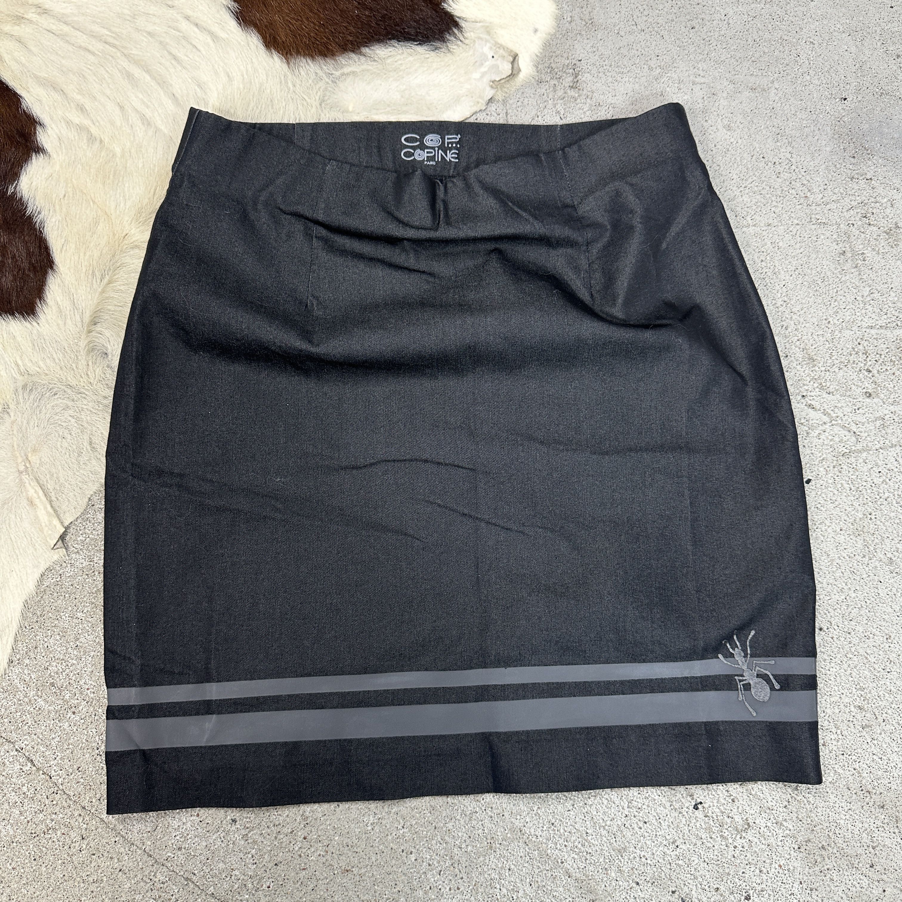 Cop Copine × Vintage Vintage Avant Garde Opium Grunge Cop Copine Spider Skirt 00s Size 25" / US 0 / IT 36 - 4 Thumbnail