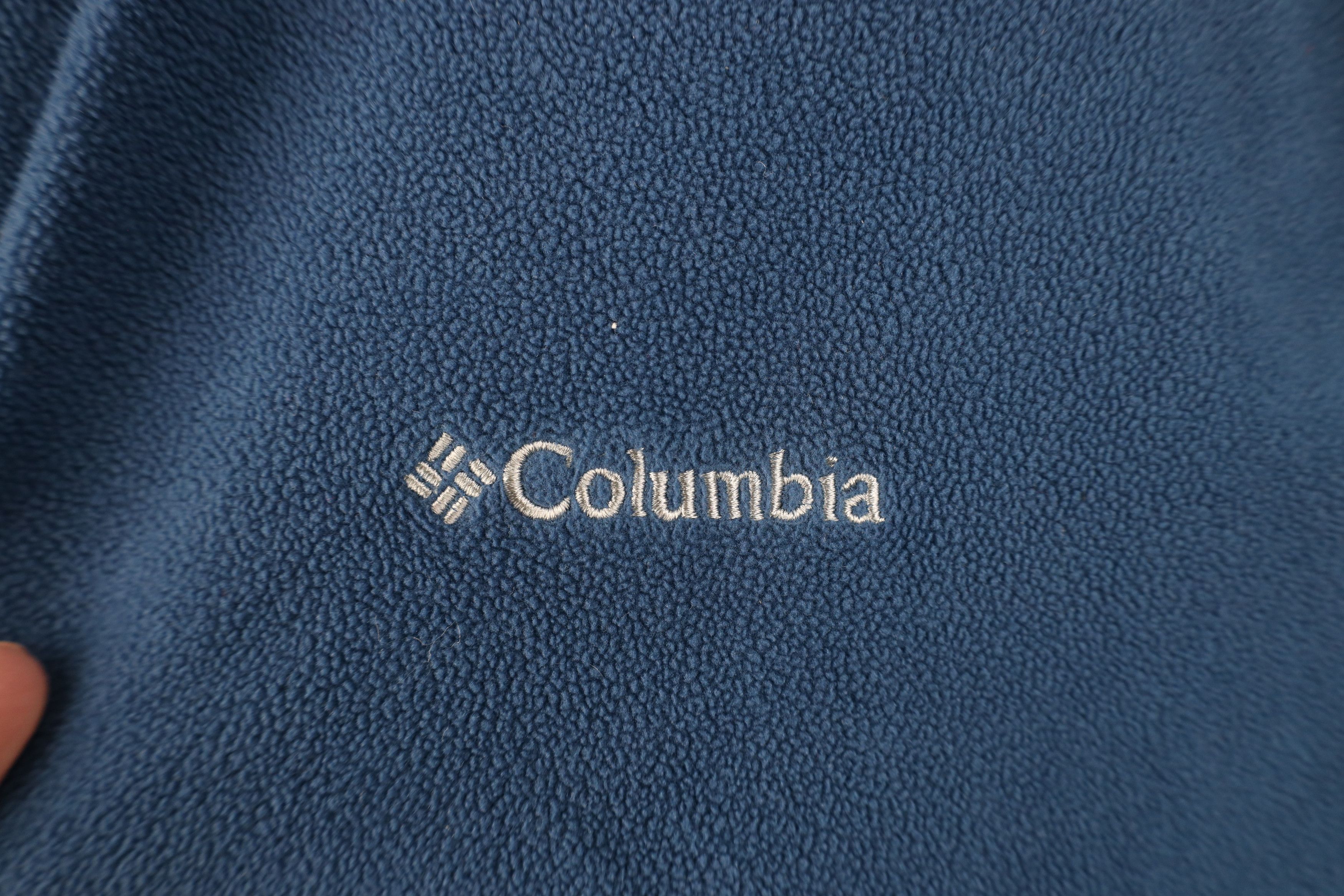 Columbia Vintage Y2K Columbia Lightweight 1/4 Half Zip Sweater Blue Size US XL / EU 56 / 4 - 4 Thumbnail