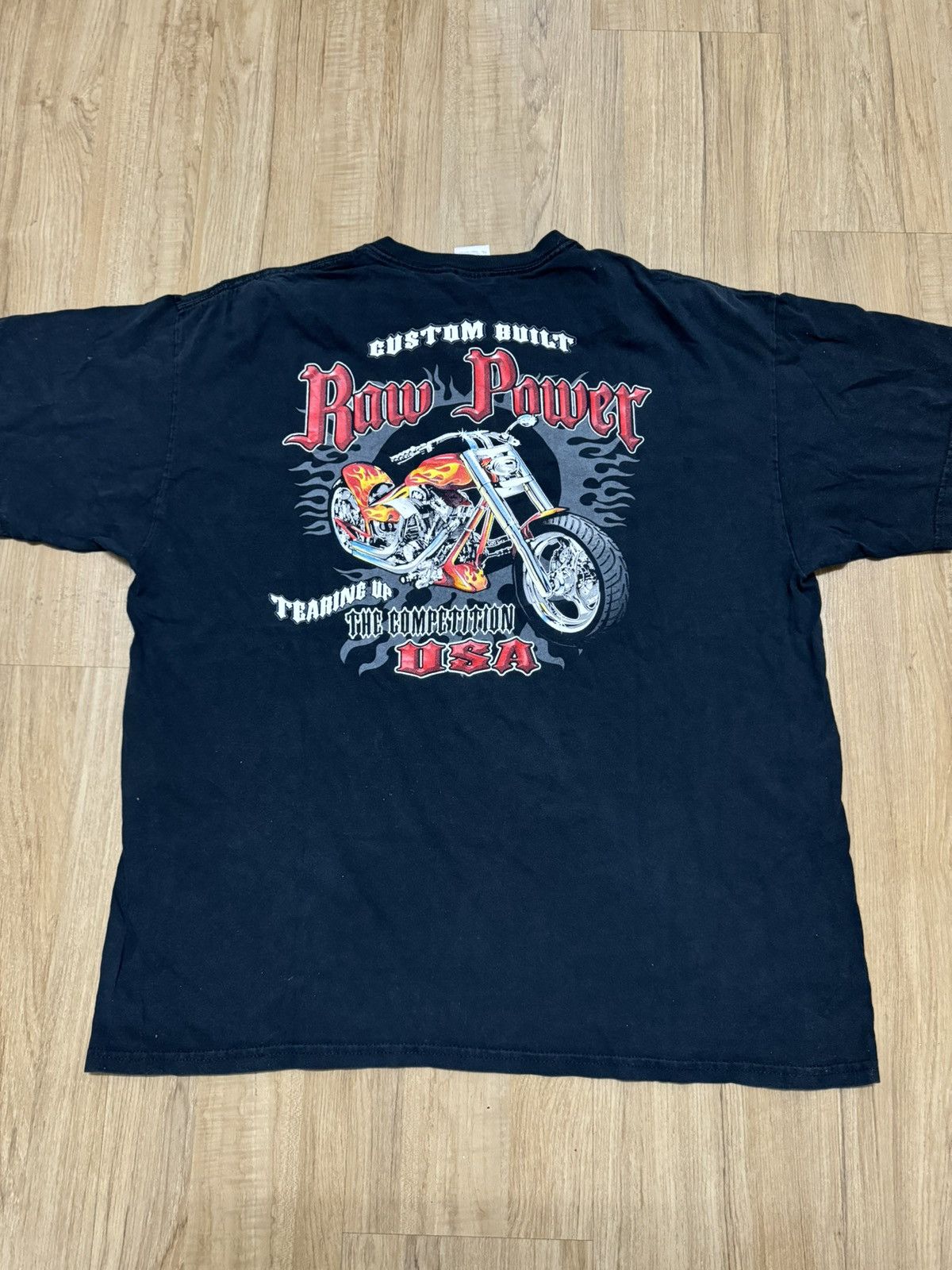 Harley Davidson VINTAGE HARLEY CHOPPERS CUSTOM TSHIRT Size US XL / EU 56 / 4 - 3 Thumbnail