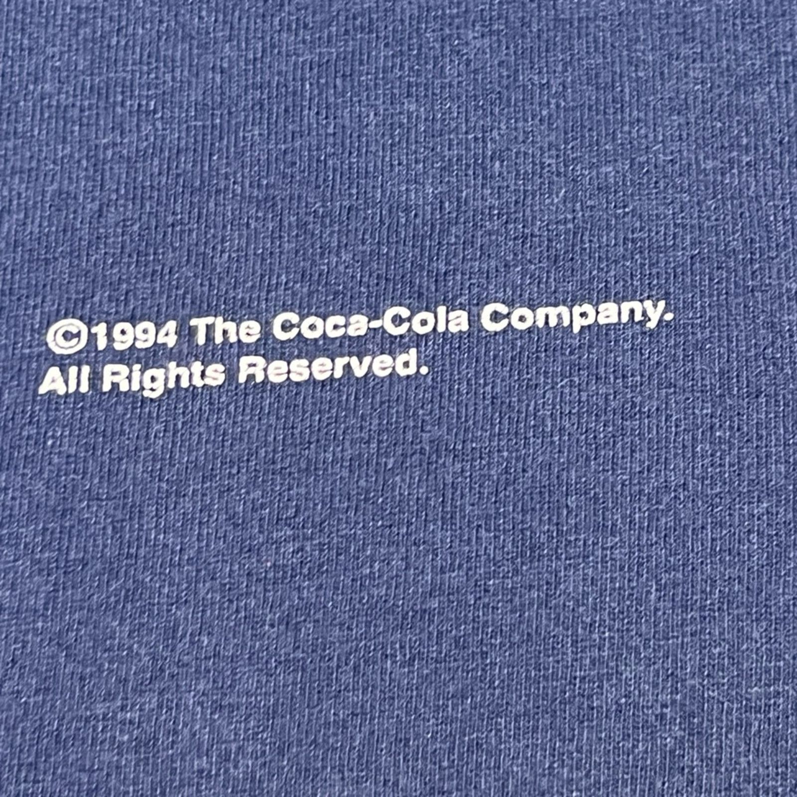 Coca Cola Coca Cola Polar Bear Shirt Coke XL 1994 Single Stitch USA Size US XL / EU 56 / 4 - 5 Thumbnail
