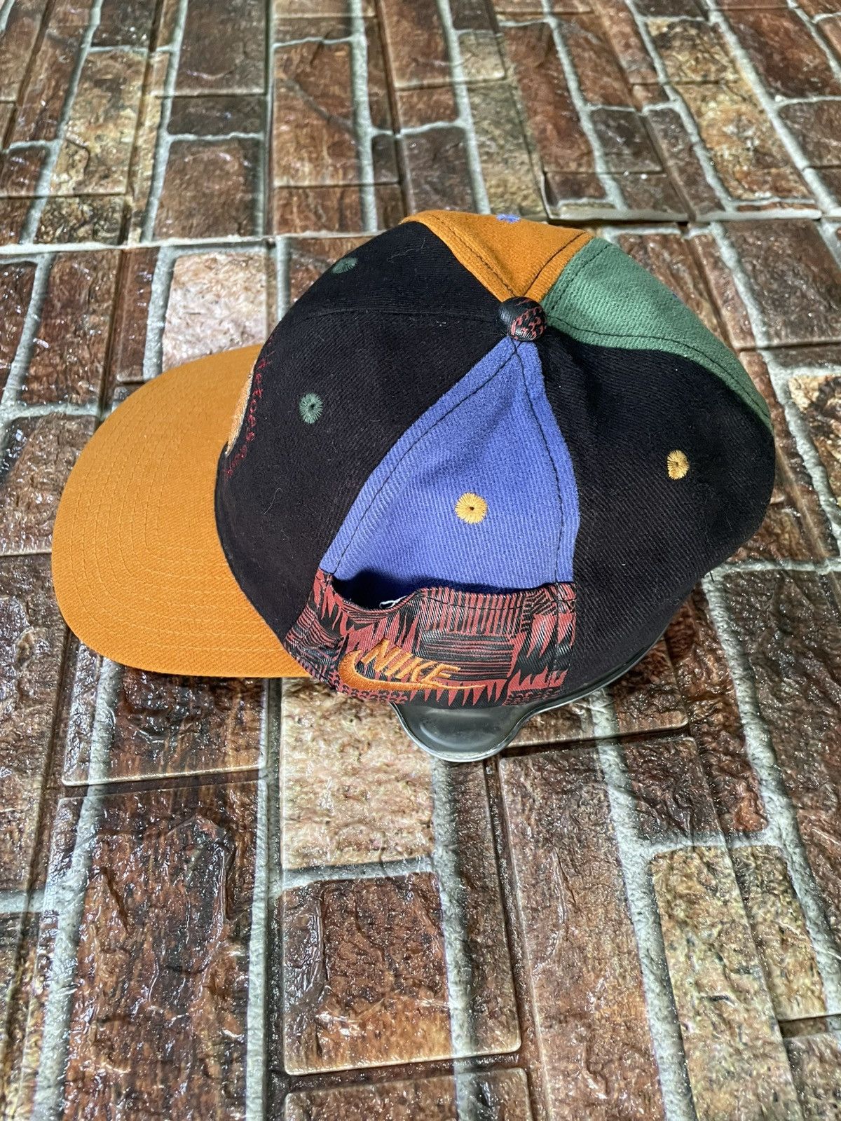 Nike Vintage NIKE Alley Hoops Heroes Baseball Cap d15 Size ONE SIZE - 3 Thumbnail
