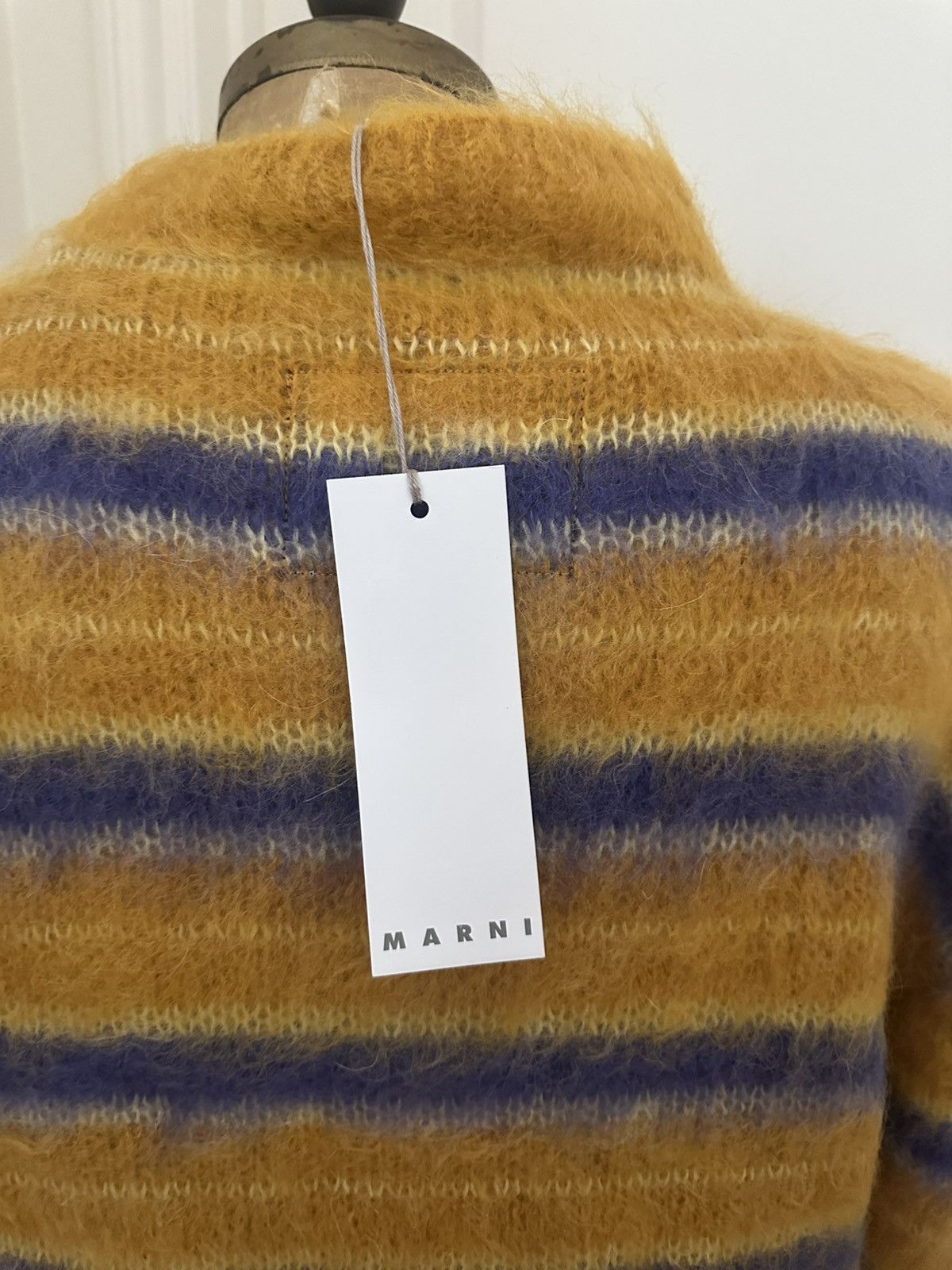 Marni Marni mohair men’s sweater gold purple sz 48 new Size US M / EU 48-50 / 2 - 3 Thumbnail