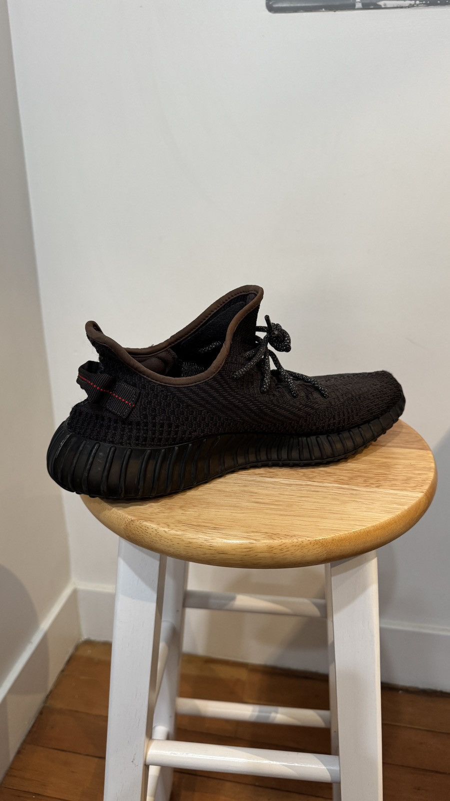 Adidas Yeezy Boost 350 V2 “Black” – Non-Reflective Size US 12.5 / EU 45-46 - 8 Thumbnail