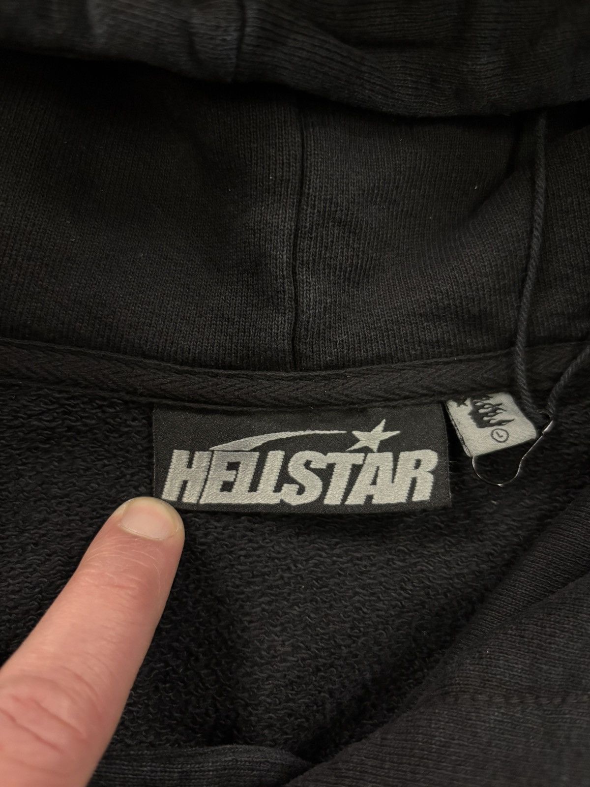 HELLSTAR Hellstar HStar Hoodie, Black Size US L / EU 52-54 / 3 - 8 Thumbnail