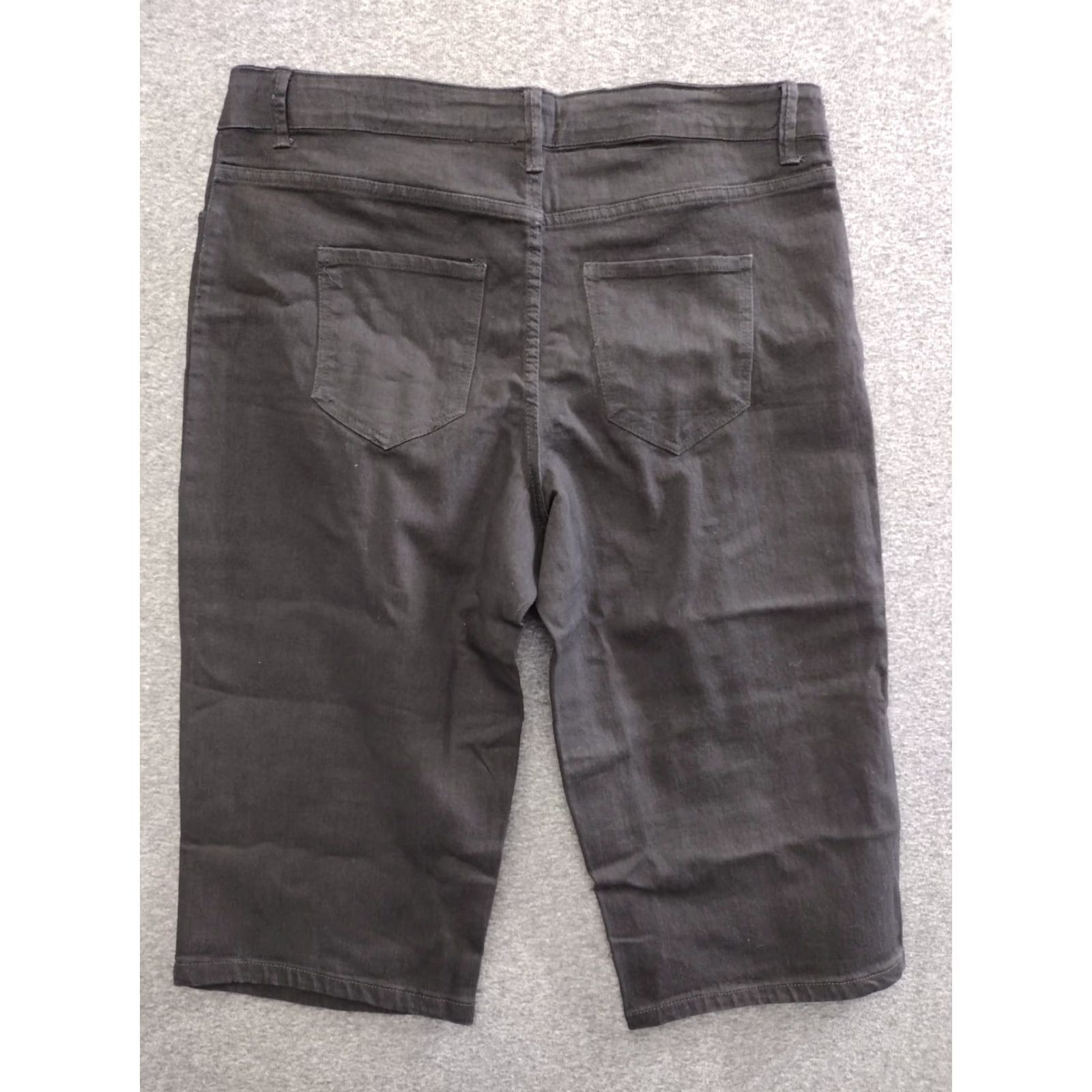 Vintage Sonoma Women’s High Rise Bermuda Shorts Jeans Black 18 Bermuda Style Plus Size 18 Womens Black Sonoma Size 26" / US 2 / IT 38 - 2 Thumbnail