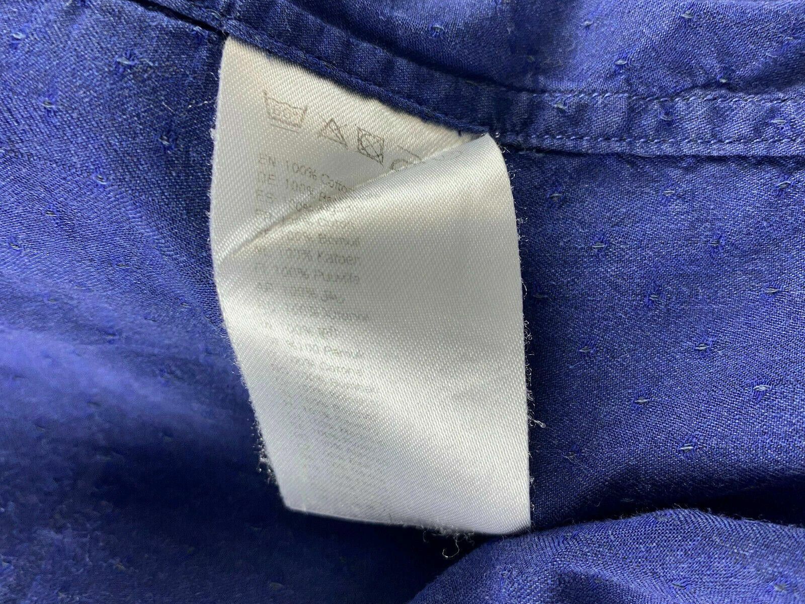 Eton Men ETON Slim Fit Blue Long Sleeve Button Up Shirt Size 41 Size US M / EU 48-50 / 2 - 11 Thumbnail