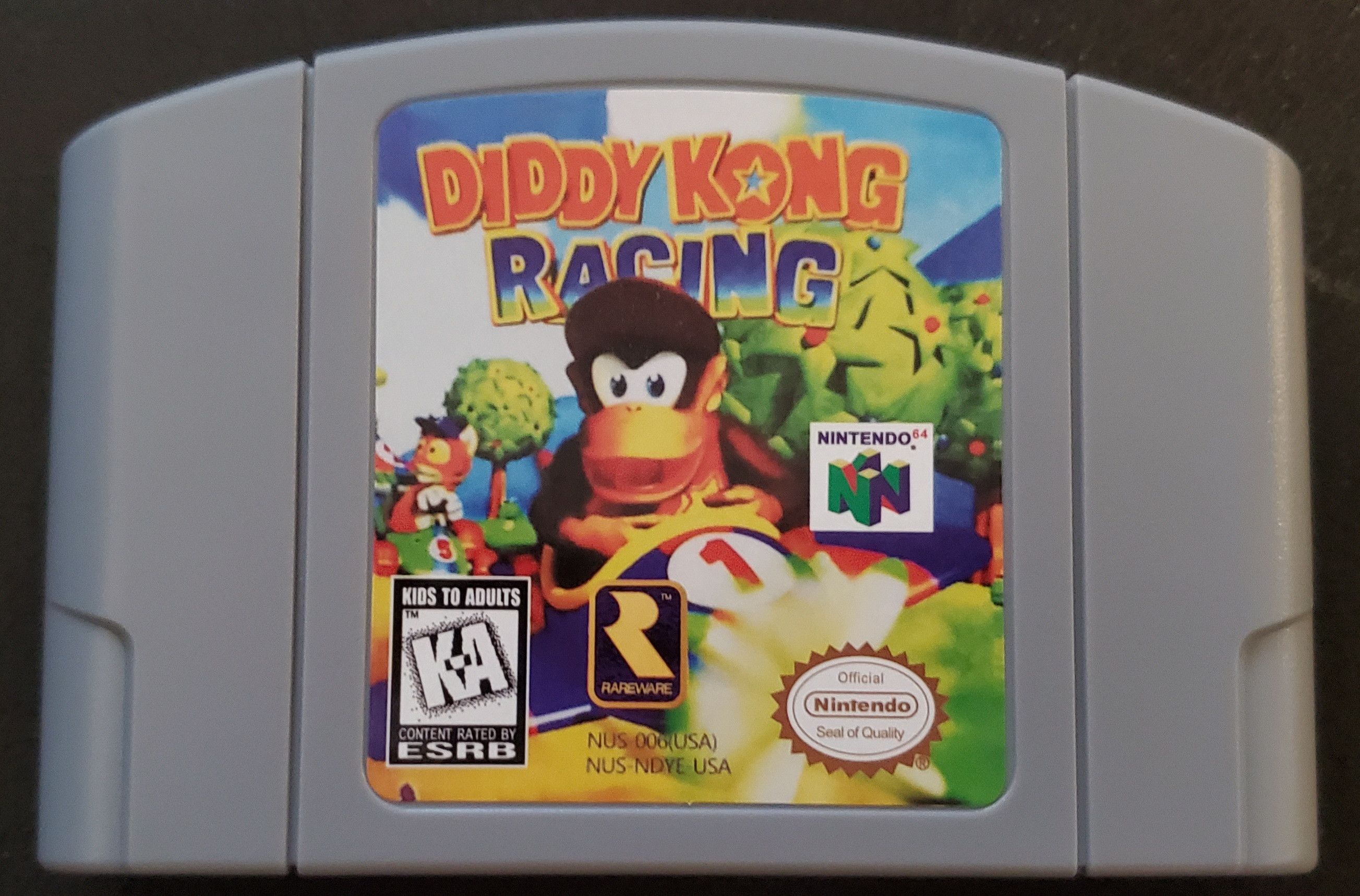 Nintendo Diddy Kong Racing N64 Nintendo 64 Video Game Cartridge 1997 Size ONE SIZE - 1 Thumbnail