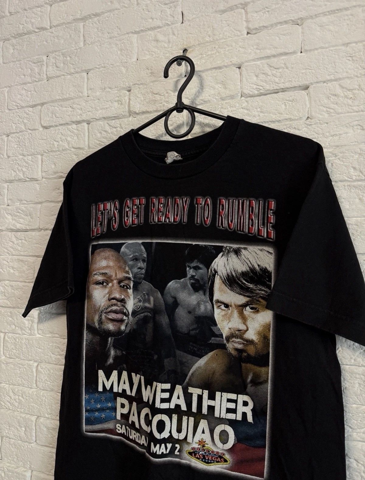 Other Promo T-shirt Floyd Mayweather vs Manny Pacquiao 2015 Sz M Size US M / EU 48-50 / 2 - 2 Thumbnail