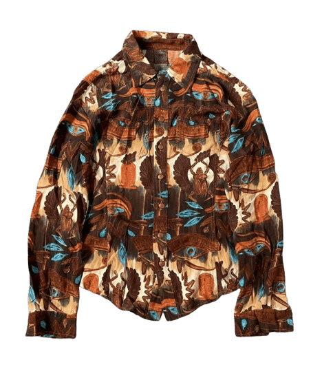 Jean Paul Gaultier Jean Paul Gaultier Top Mesh Shirt Coat Jacket Tattoo EX0118 Size US S / EU 44-46 / 1 - 1 Thumbnail