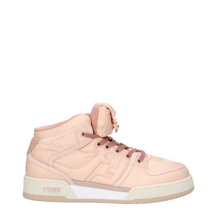 Fendi ob1o1e1124 Nylon Sneakers in Pink Size US 7 / IT 37 - 1 Thumbnail