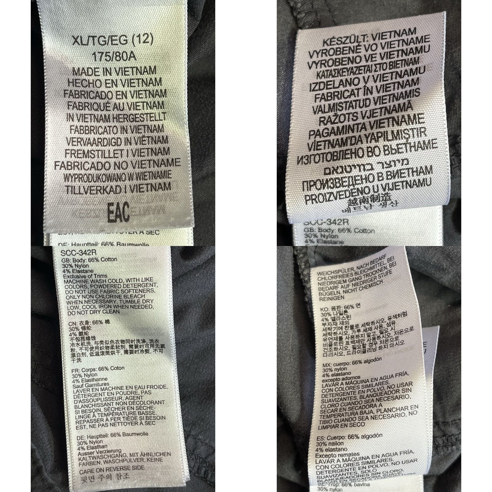 Marmot Marmot Shorts Women Regular Size 12 Charcoal Gray Lightweight Nylon Polyester Elastane Outdoor Hiking Cross Training Chino Pockets Logo VINTAGE No Size 34" / US 12 / IT 48 - 8 Thumbnail