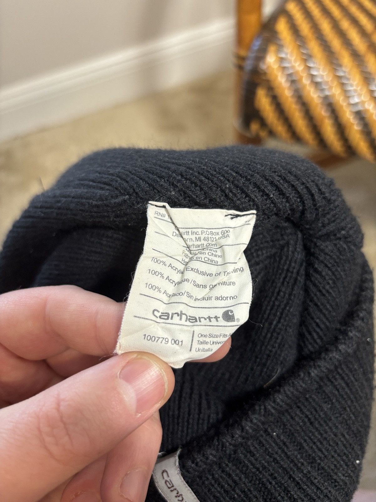 Carhartt Vintage Carhartt Firesteel Knit Ear Flap Beanie Winter Hat Size ONE SIZE - 5 Thumbnail