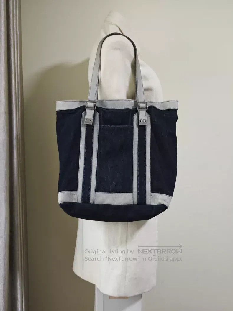 Vivienne Westwood Vivienne Westwood size os Denim color block tote bag Size ONE SIZE - 4 Thumbnail
