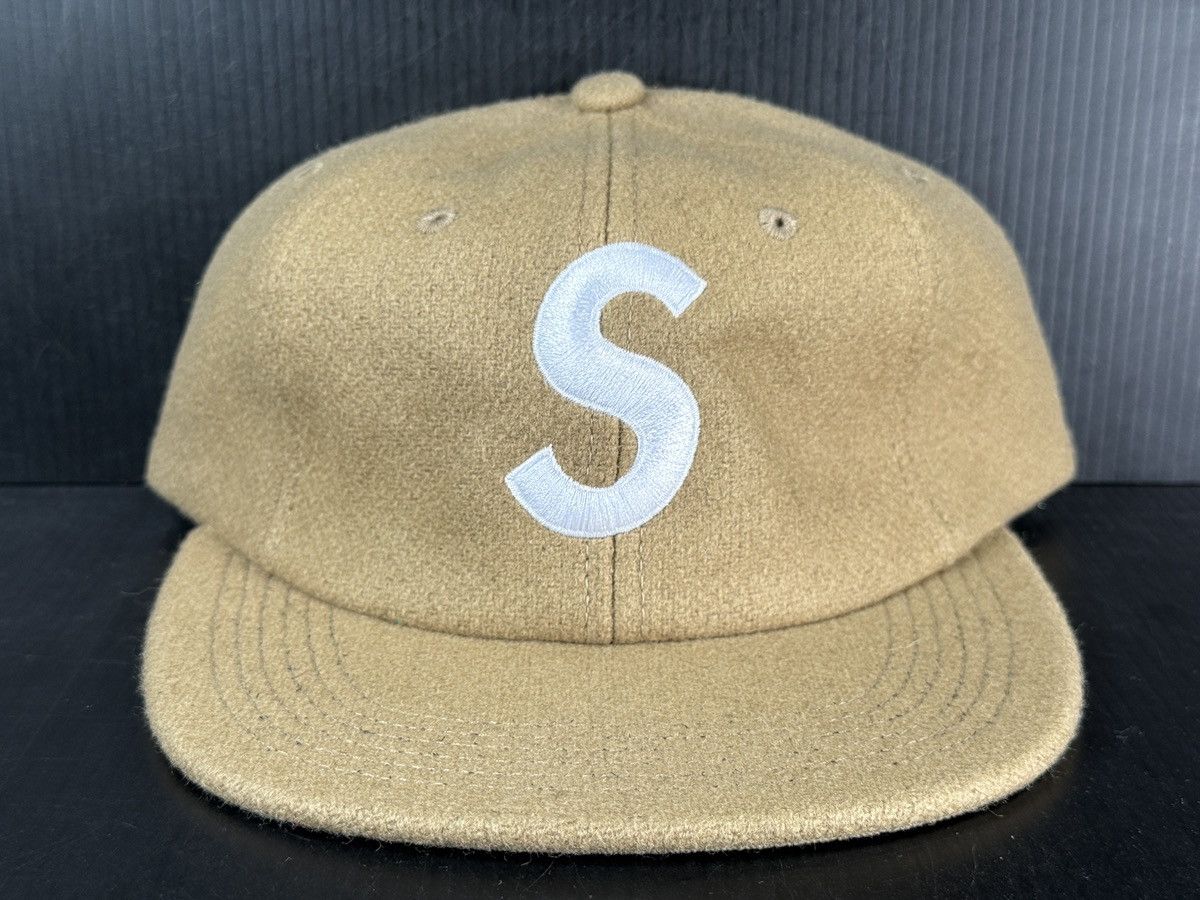 Supreme Wool S Logo 6-Panel タン 15aw Supreme Boiled Wool S Logo 6-Panel (FW22) - $58
