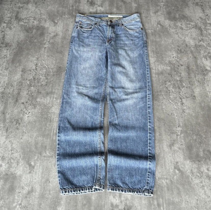 Affliction × DKNY × Japanese Brand Vintage Y2K DKNY Embroidered Grunge Opium Denim Jeans Size US 31 - 2 Thumbnail
