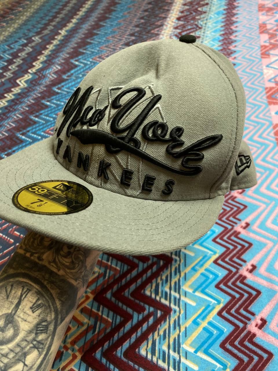 New Era Hats big logo Vintage New Era Cap Y2K streetwear Size ONE SIZE - 5 Thumbnail