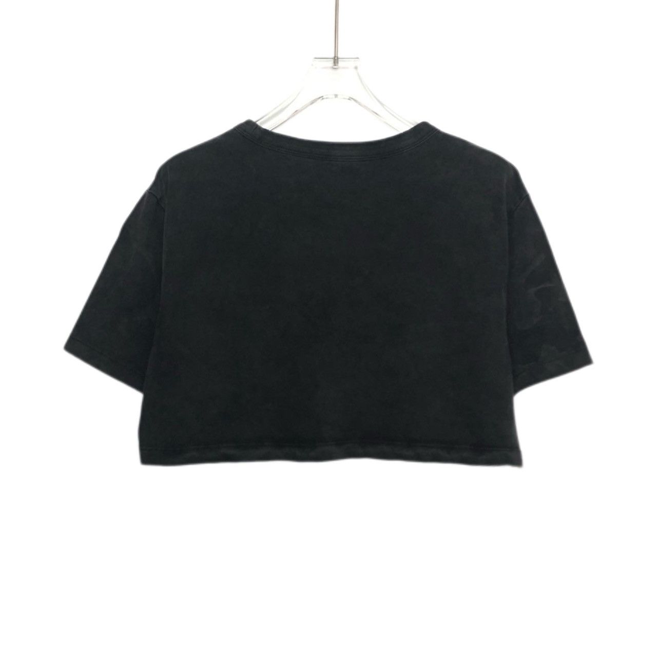 Alexander Wang Alexander Wang Cropped T-shirt Women's Black K26WX Size XS / US 0-2 / IT 36-38 - 2 Thumbnail