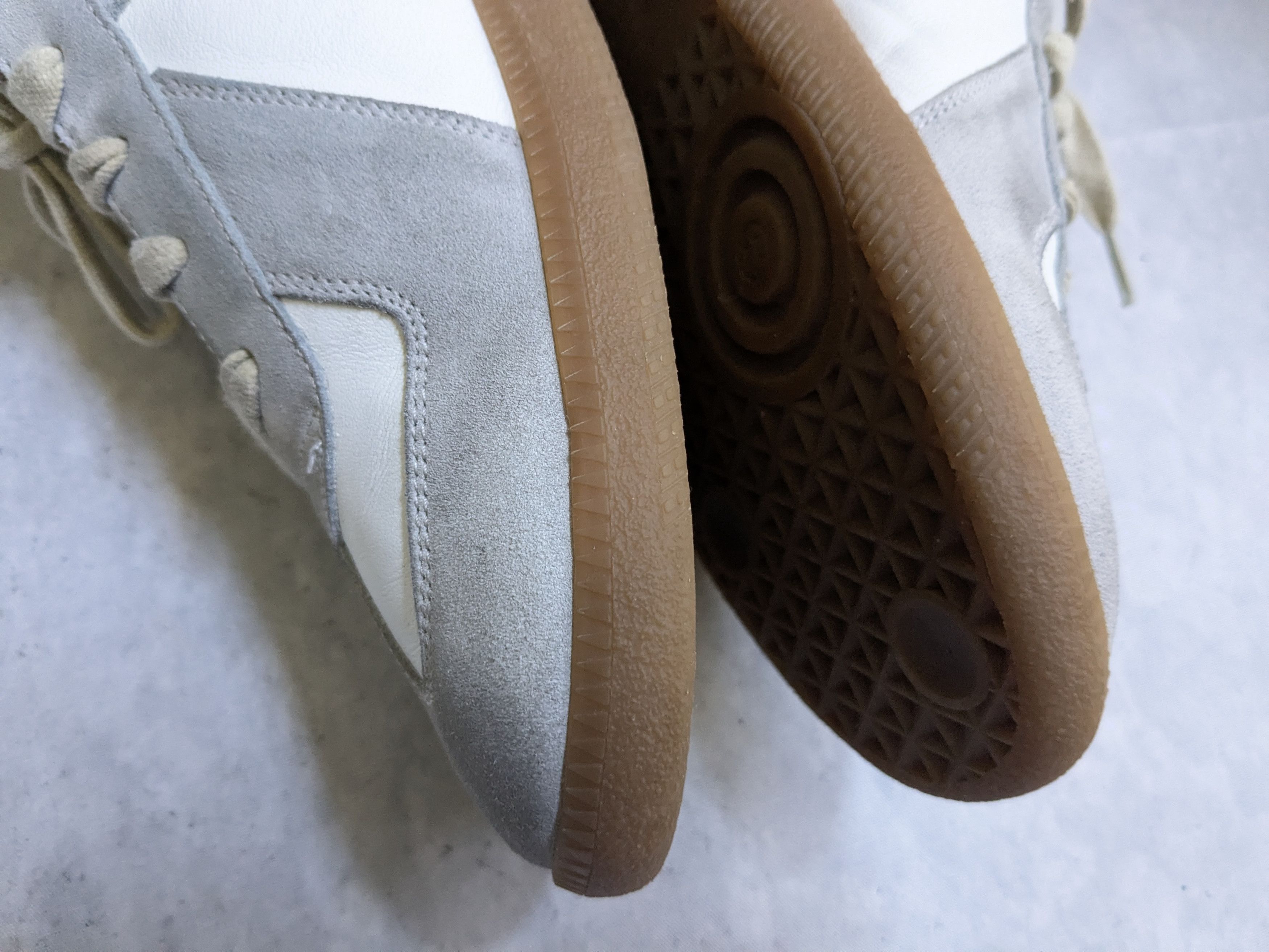 Maison Margiela Maison Margiela Replica GAT Sneaker white gray 13 46 low top Size US 13 / EU 46 - 13 Thumbnail