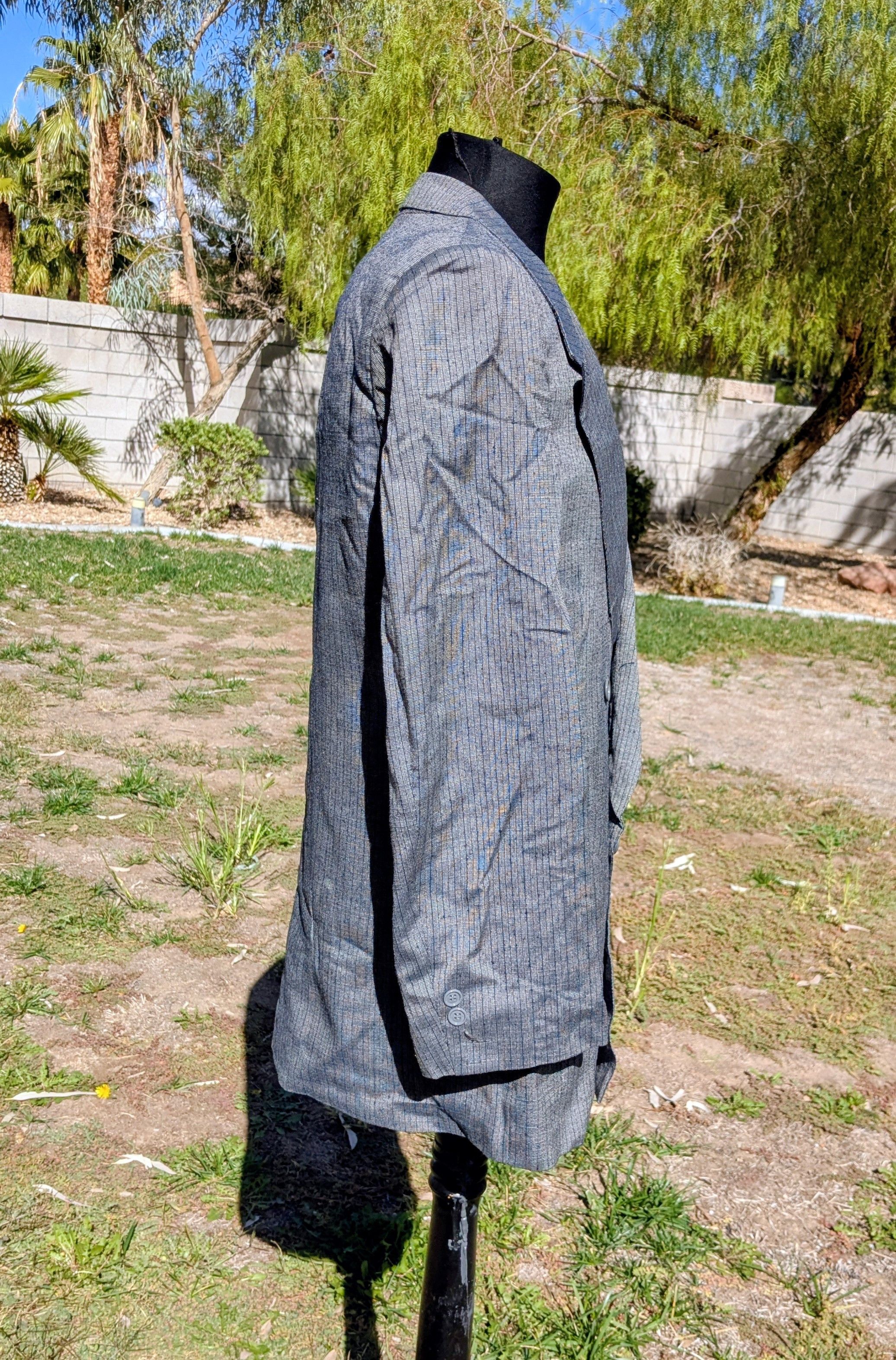 Other MISSING Cuff Button Double-Breasted 38S Mario Legna Coat Size 38S - 2 Thumbnail