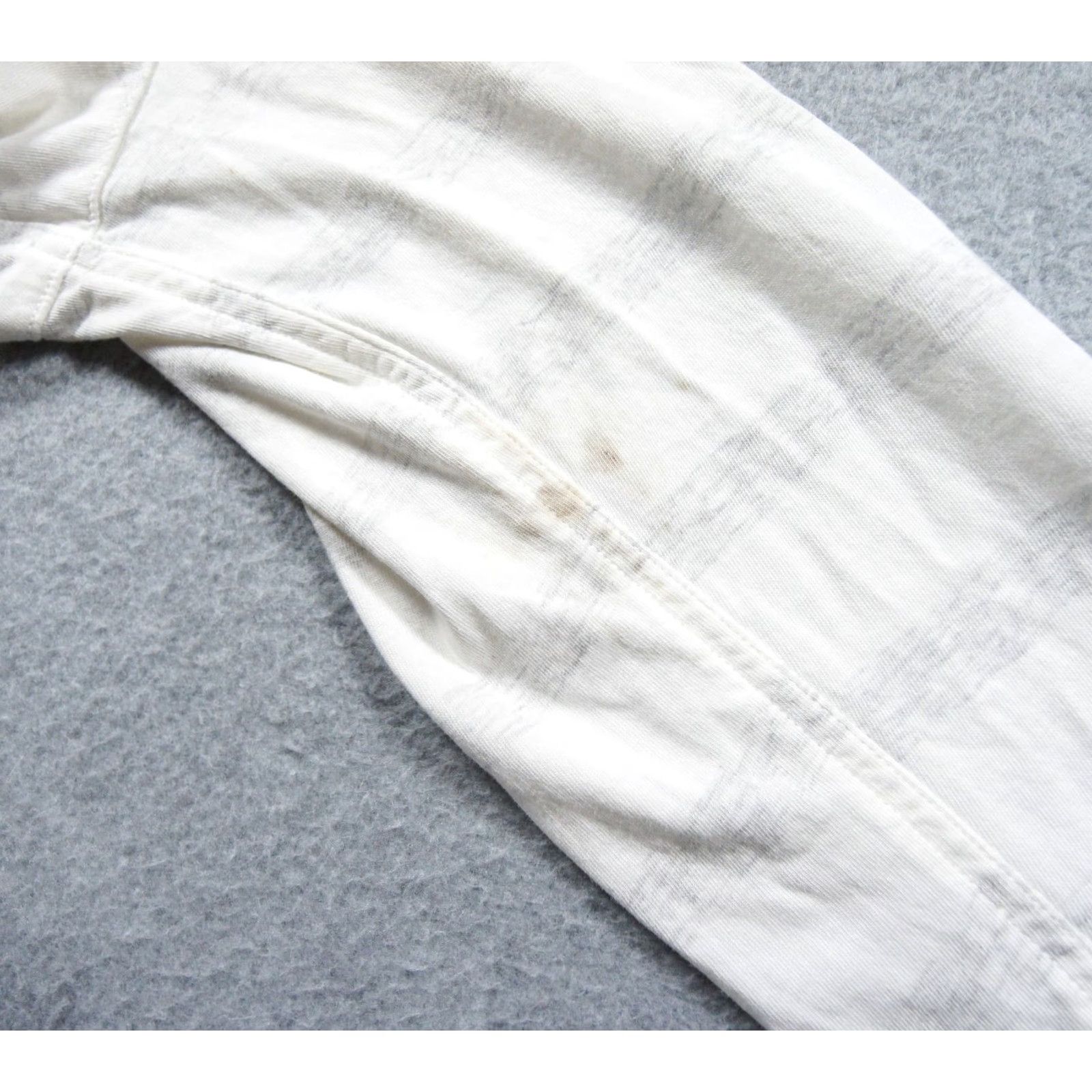 Frank & Eileen Frank & Eileen Shirt Womens XS White Button-Up Jersey Striped Long Sleeve Casual Vintage: No Size XS / US 0-2 / IT 36-38 - 4 Thumbnail