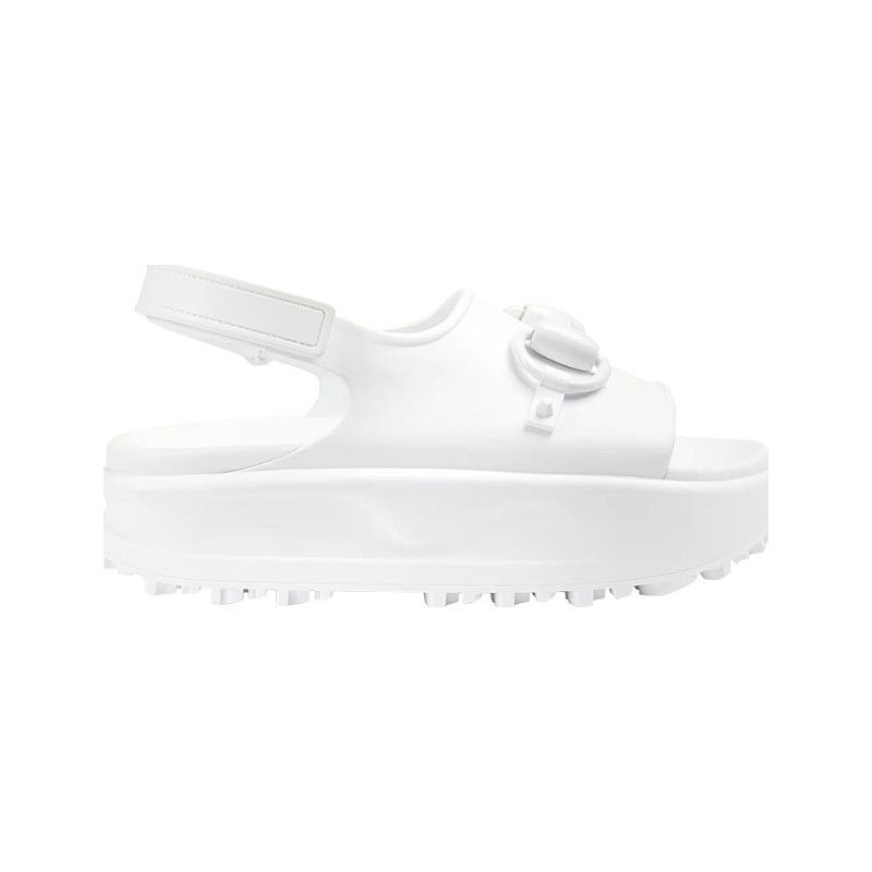 Gucci o1s1wg110125 Flatform Sandals in White Size US 11 / IT 41 - 1 Thumbnail