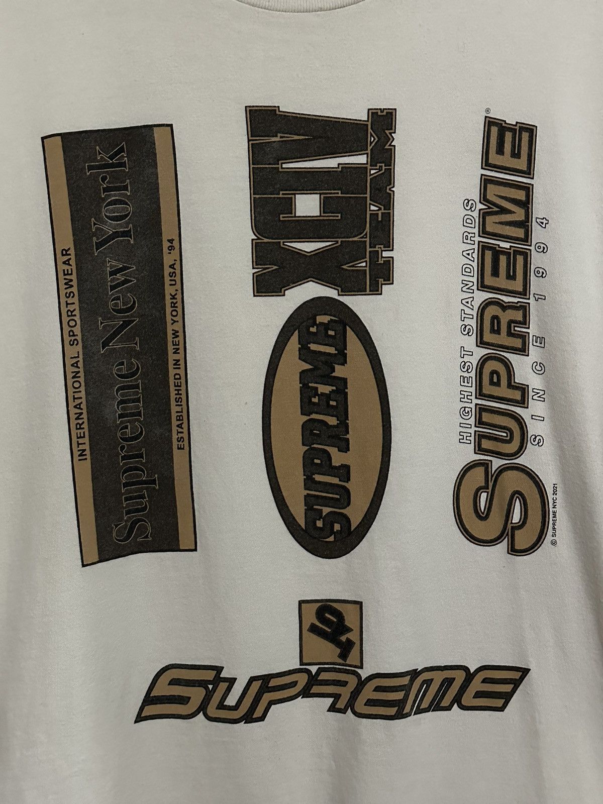 Supreme Supreme Multi Logos Tee Size US L / EU 52-54 / 3 - 2 Thumbnail