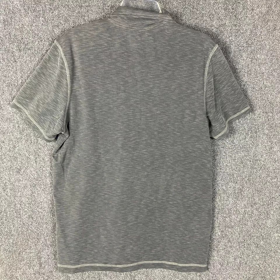 Eddie Bauer Eddie Bauer Polo Men's Large Active Gray Tencel Lyocell L Size US L / EU 52-54 / 3 - 9 Thumbnail