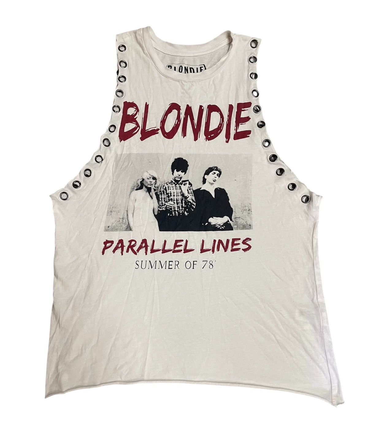 Band Tees RARE BLONDIE PARALLEL LINES SUMMER OF 78 SLEEVELESS Size US S / EU 44-46 / 1 - 1 Thumbnail