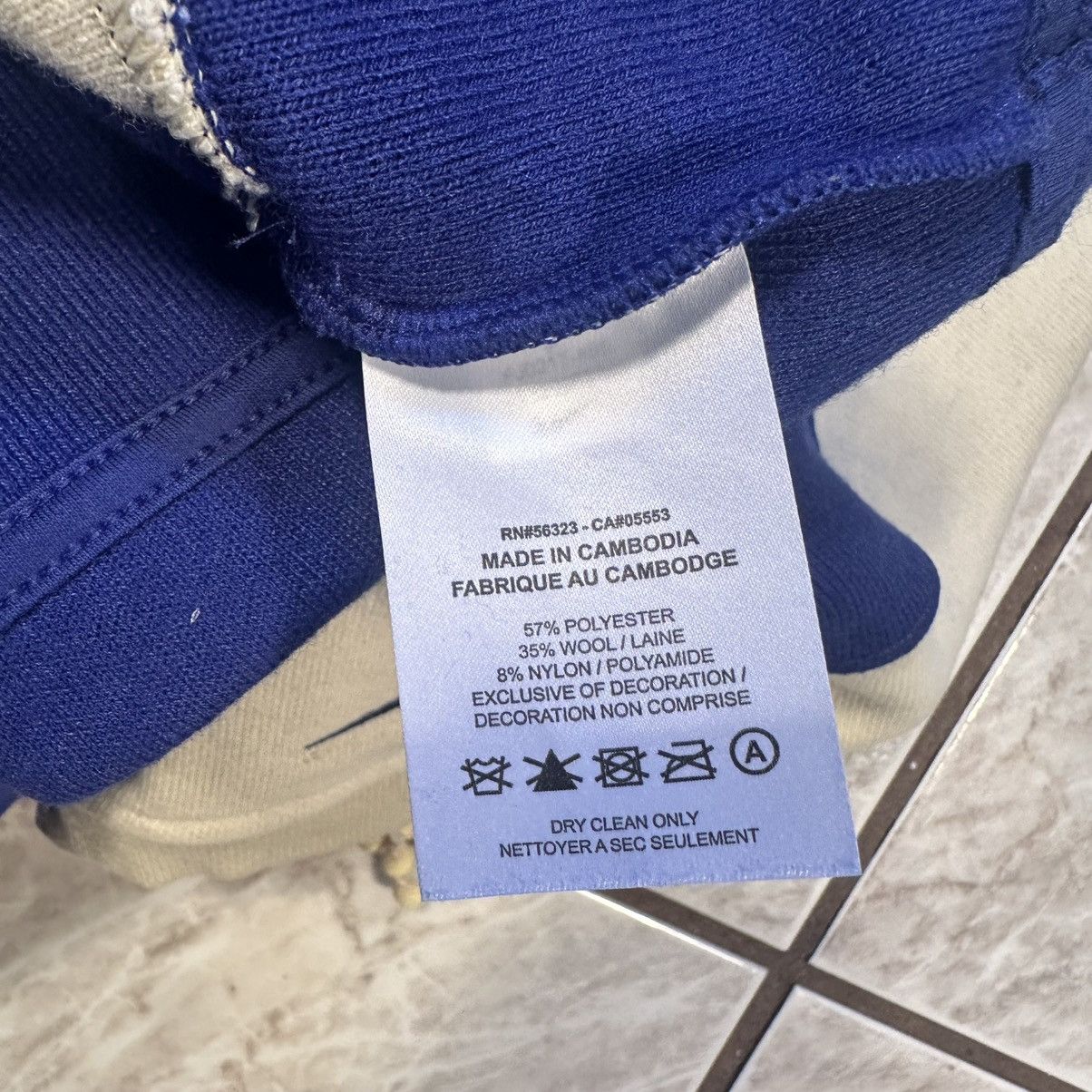 Bode × Nike Nike x BODE Rec Lacing Knit Cream Blue Longsleeve Size S NWT Size US S / EU 44-46 / 1 - 9 Thumbnail