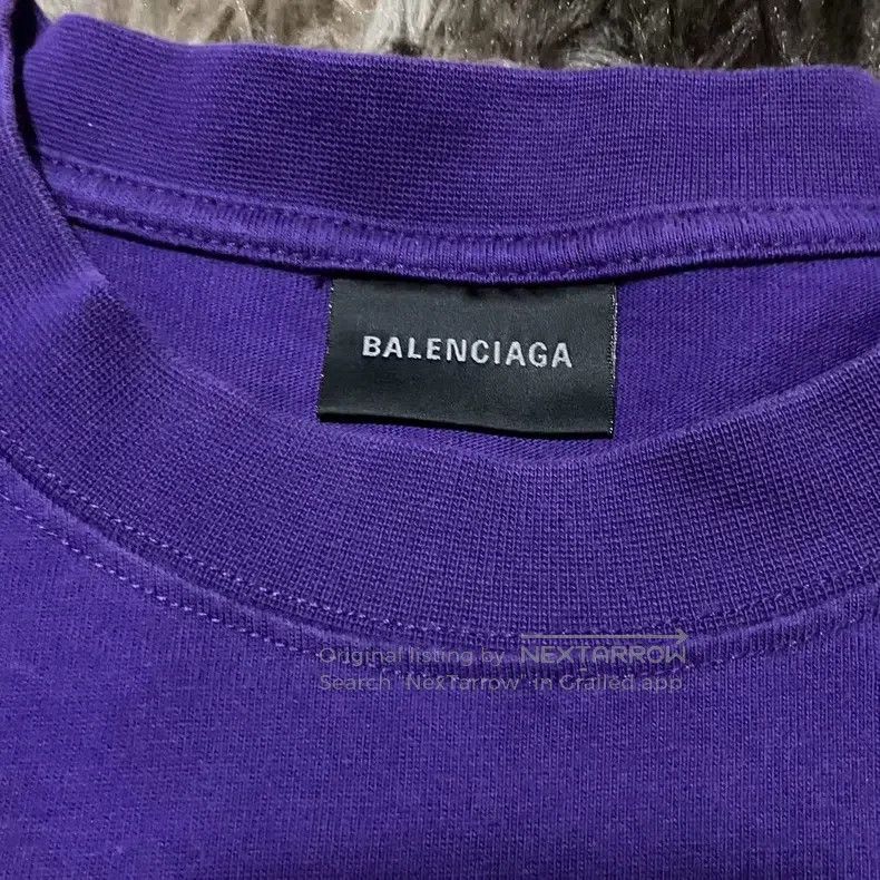 Balenciaga Balenciaga Letter Embroidered Logo Short Sleeve Size US XL / EU 56 / 4 - 3 Thumbnail