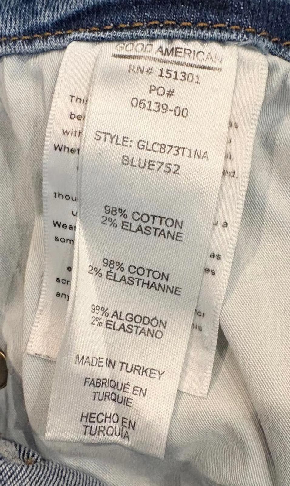 Other Good American Light Blue Distressed Skinny Jeans Size 28" / US 6 / IT 42 - 6 Thumbnail