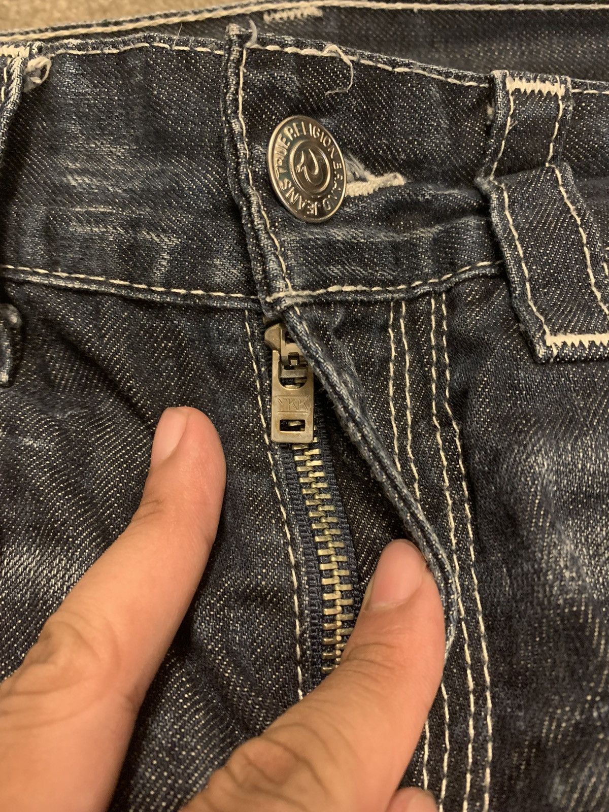 True Religion True Religion Y2K Denim Jeans Straight Cut Size US 30 / EU 46 - 11 Thumbnail