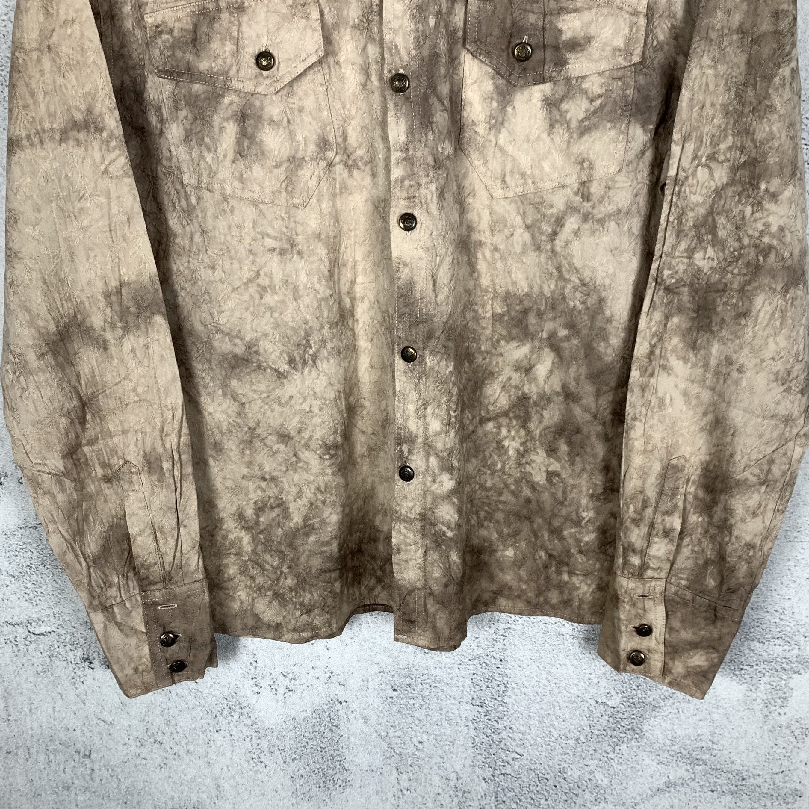 semanticdesign Semantic Design Western Acid Wash Shirt Paint Splatter Size US L / EU 52-54 / 3 - 3 Thumbnail
