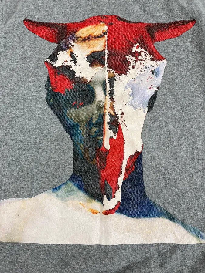 Givenchy SS2015 Givenchy Grey Abstract Human Crewneck Sweater by Riccardo Tisci Size US M / EU 48-50 / 2 - 8 Thumbnail