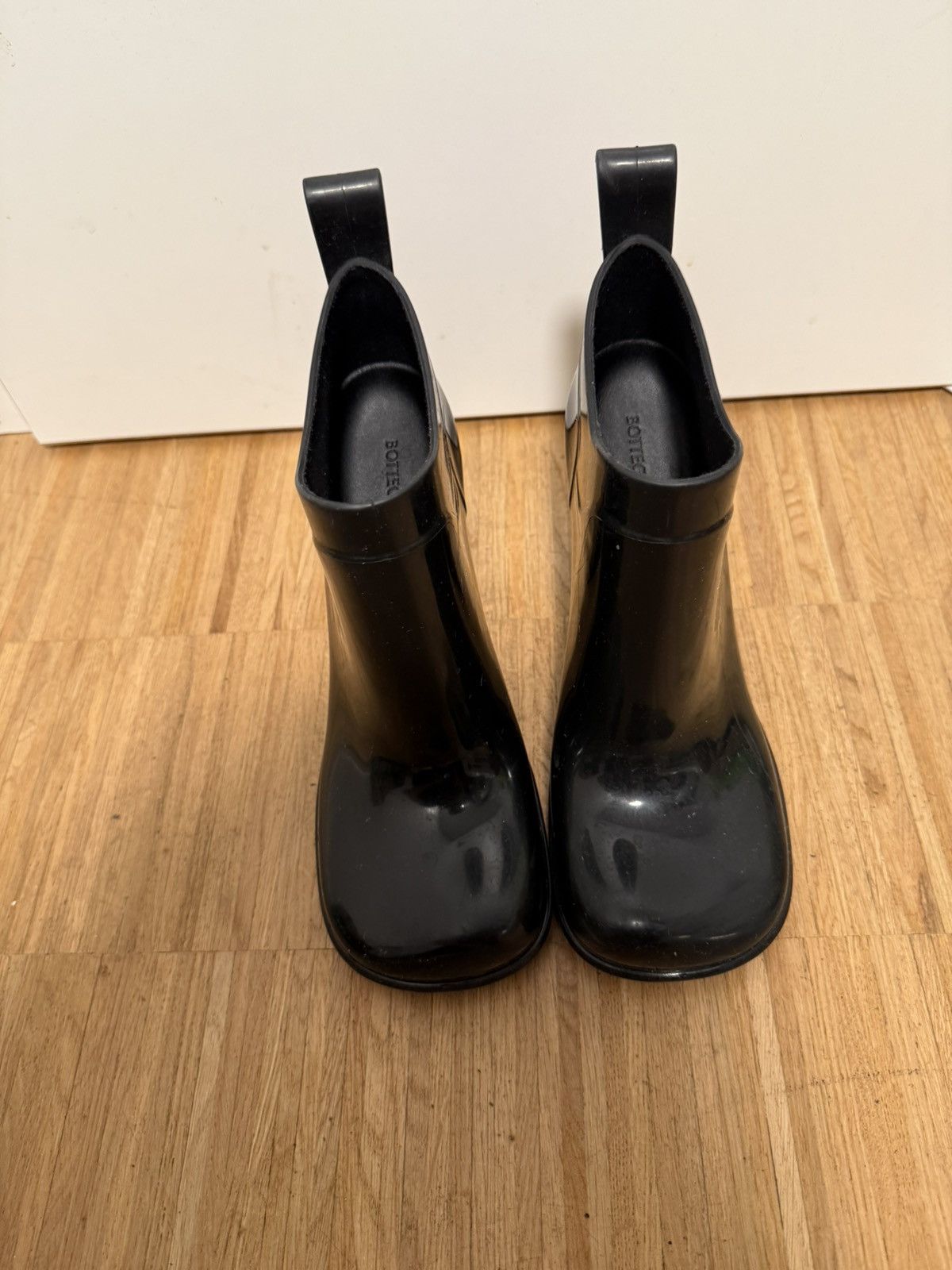 Bottega Veneta Bottega Veneta Women's Waterproof Black Rain Boots Size US 9 / IT 39 - 1 Thumbnail