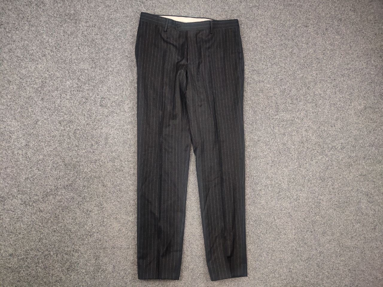 Paoloni Paoloni Quarantotto Reda Striped Unlined Blazer Pants Suit Size 48R - 10 Thumbnail