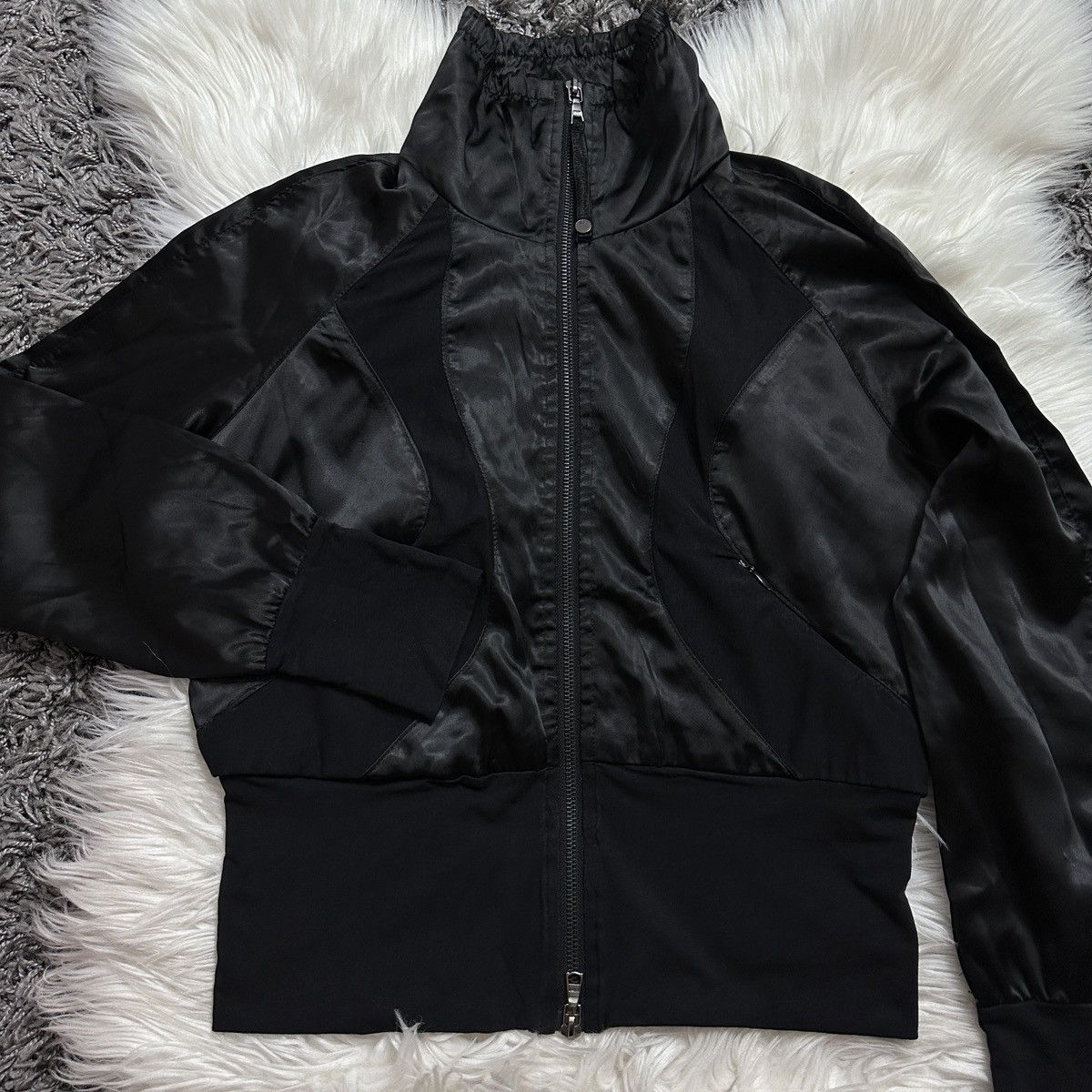 Denis Simachev Denis Simachev Rare Black Satin Bomber Archival Size M / US 6-8 / IT 42-44 - 7 Thumbnail