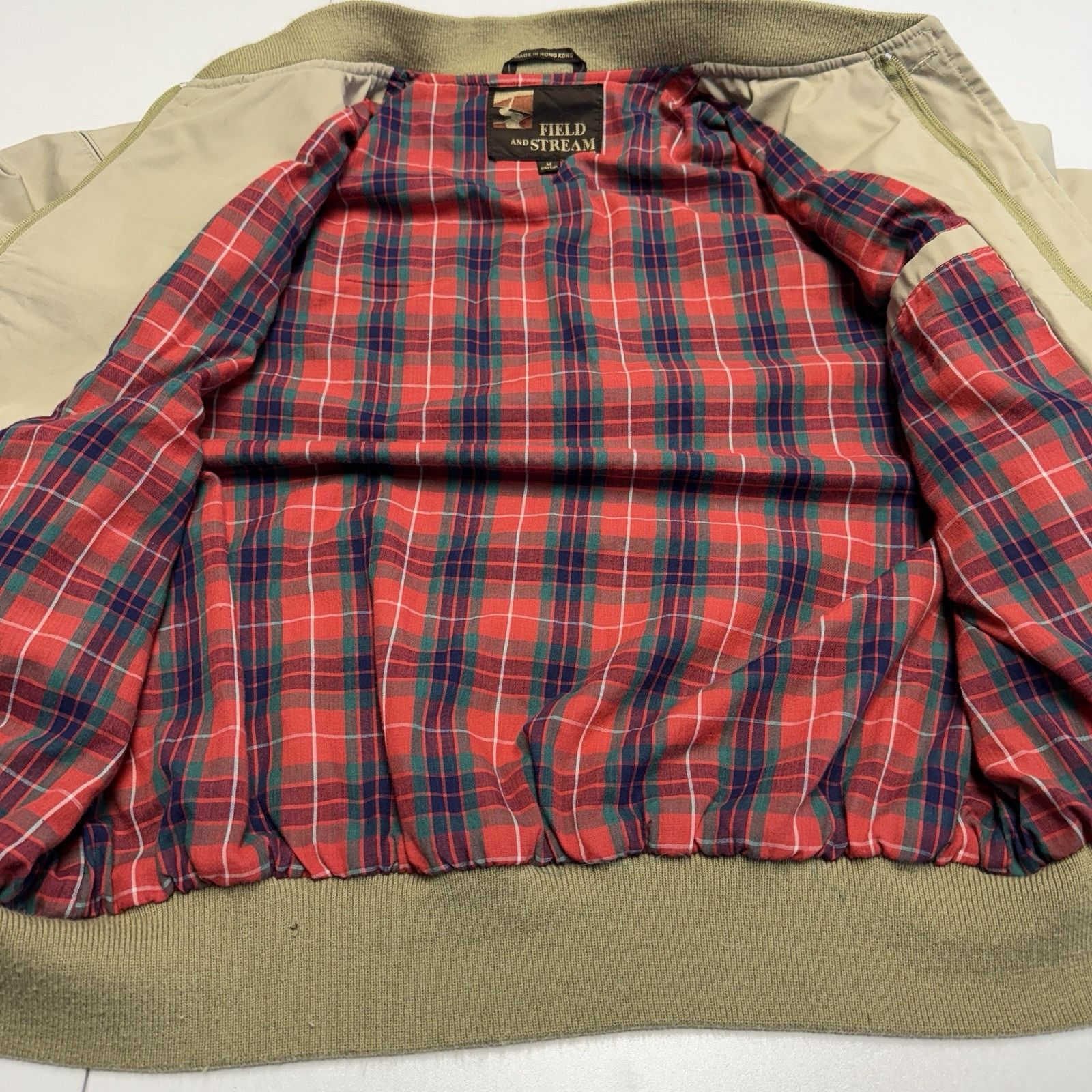 Field & Stream × Vintage Vintage Field & Stream Jacket Mens Medium Brown Full Zip Pla Size US M / EU 48-50 / 2 - 8 Thumbnail