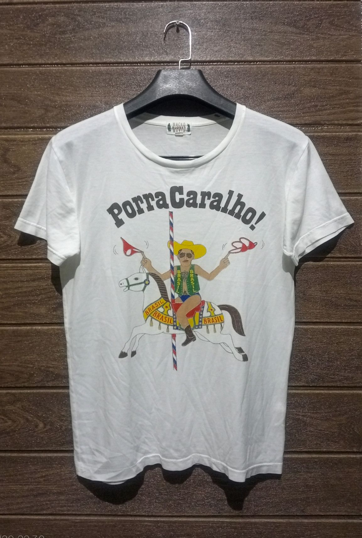 Wacko Maria Vintage Wacko Maria Rudees Porra Caralho Tee Very Rare Size US S / EU 44-46 / 1 - 1 Thumbnail