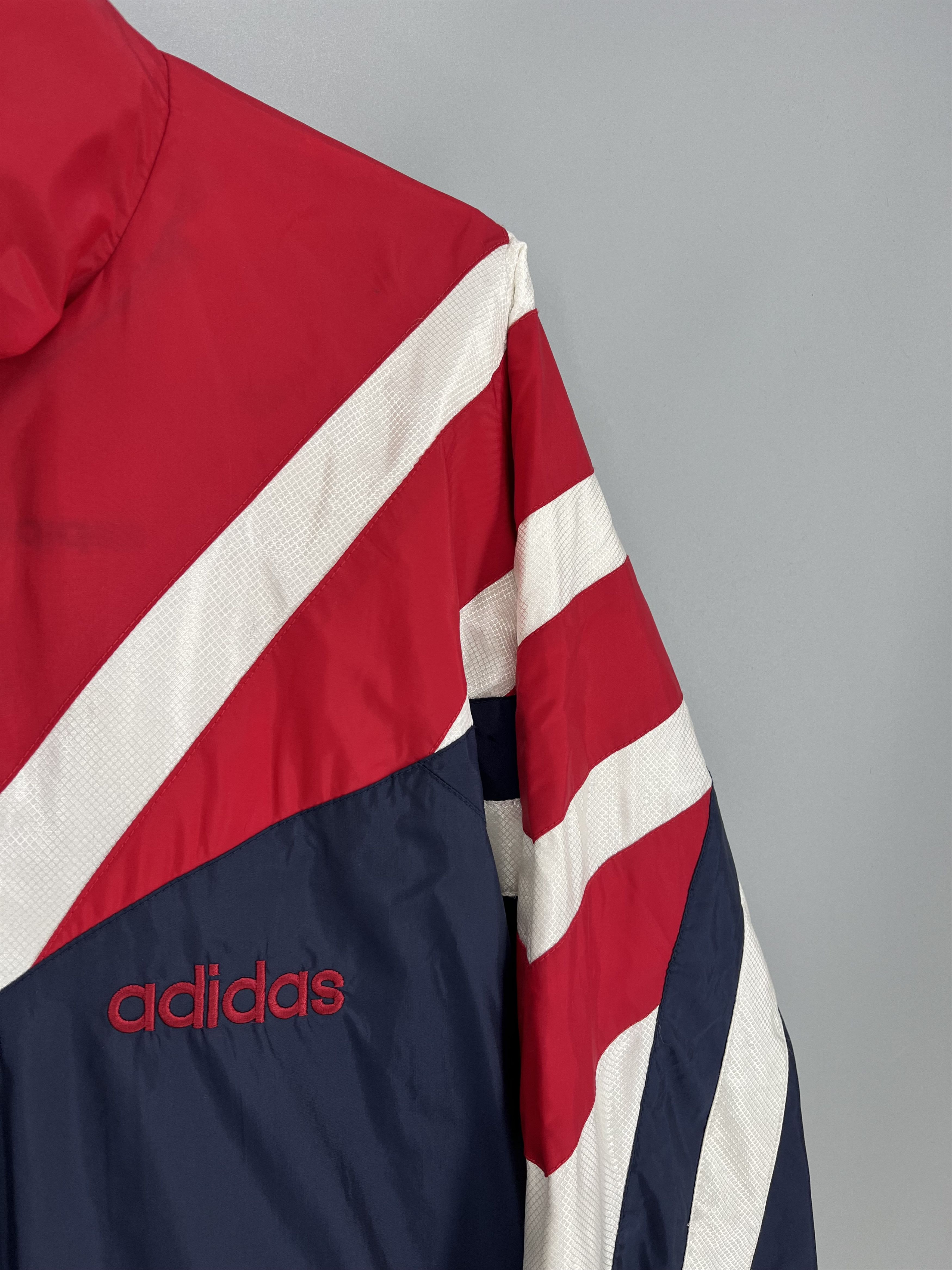 Vintage 90’s adidas RETRO Y2K BIG logo TRACK JACKET Size US M / EU 48-50 / 2 - 7 Thumbnail