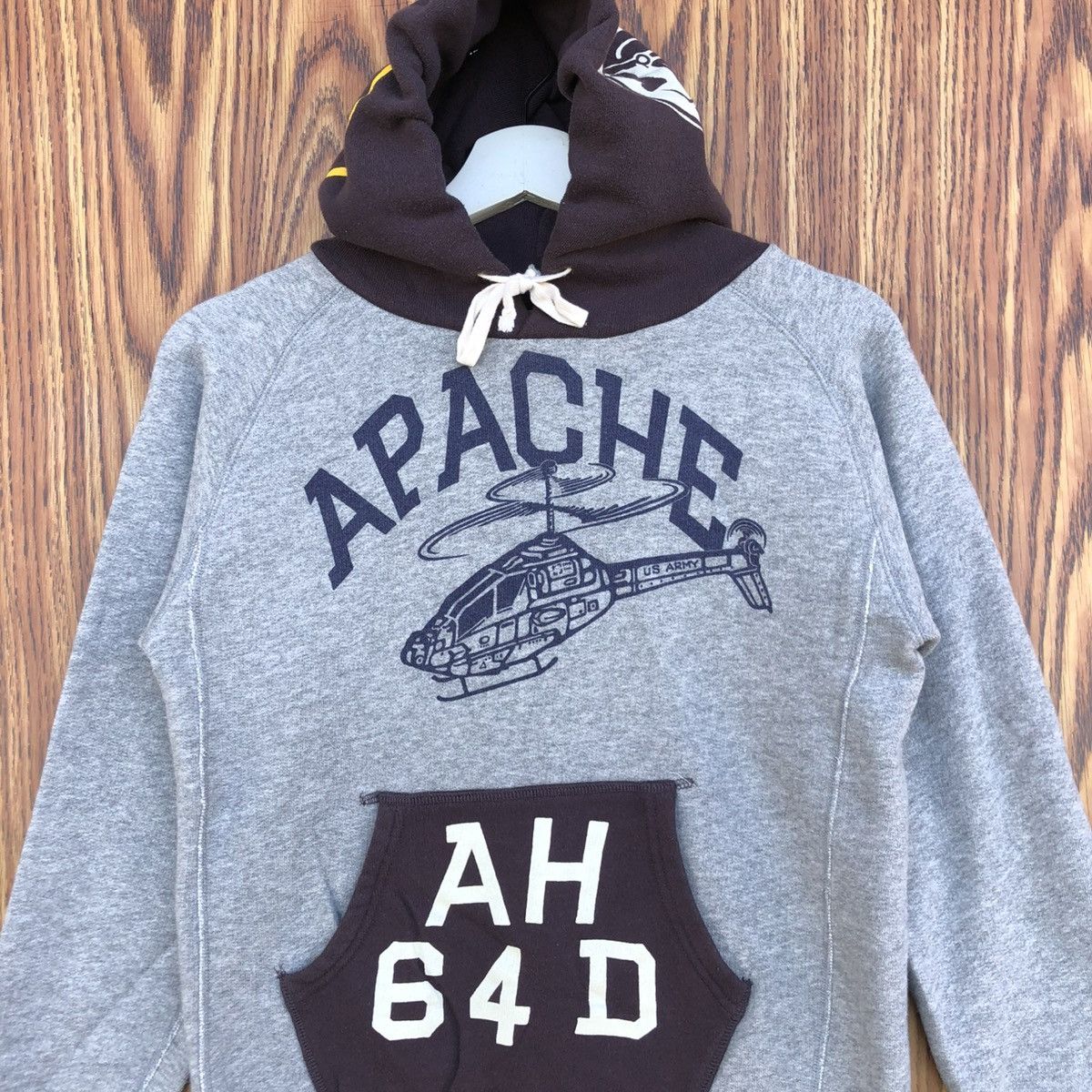Vintage Vintage Y2K Apache Helicopter Hoodie Size US S / EU 44-46 / 1 - 3 Thumbnail