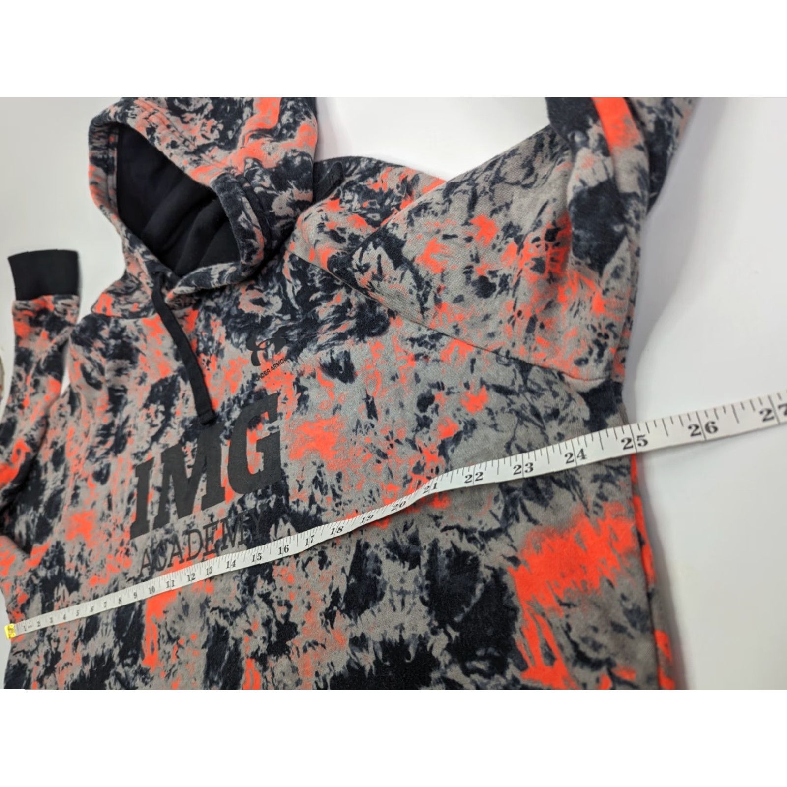 Under Armour Under Armour Hoodie Mens L Rival Fleece IMG Academy Loose Cloud Dye Gray Orange Size US L / EU 52-54 / 3 - 6 Thumbnail
